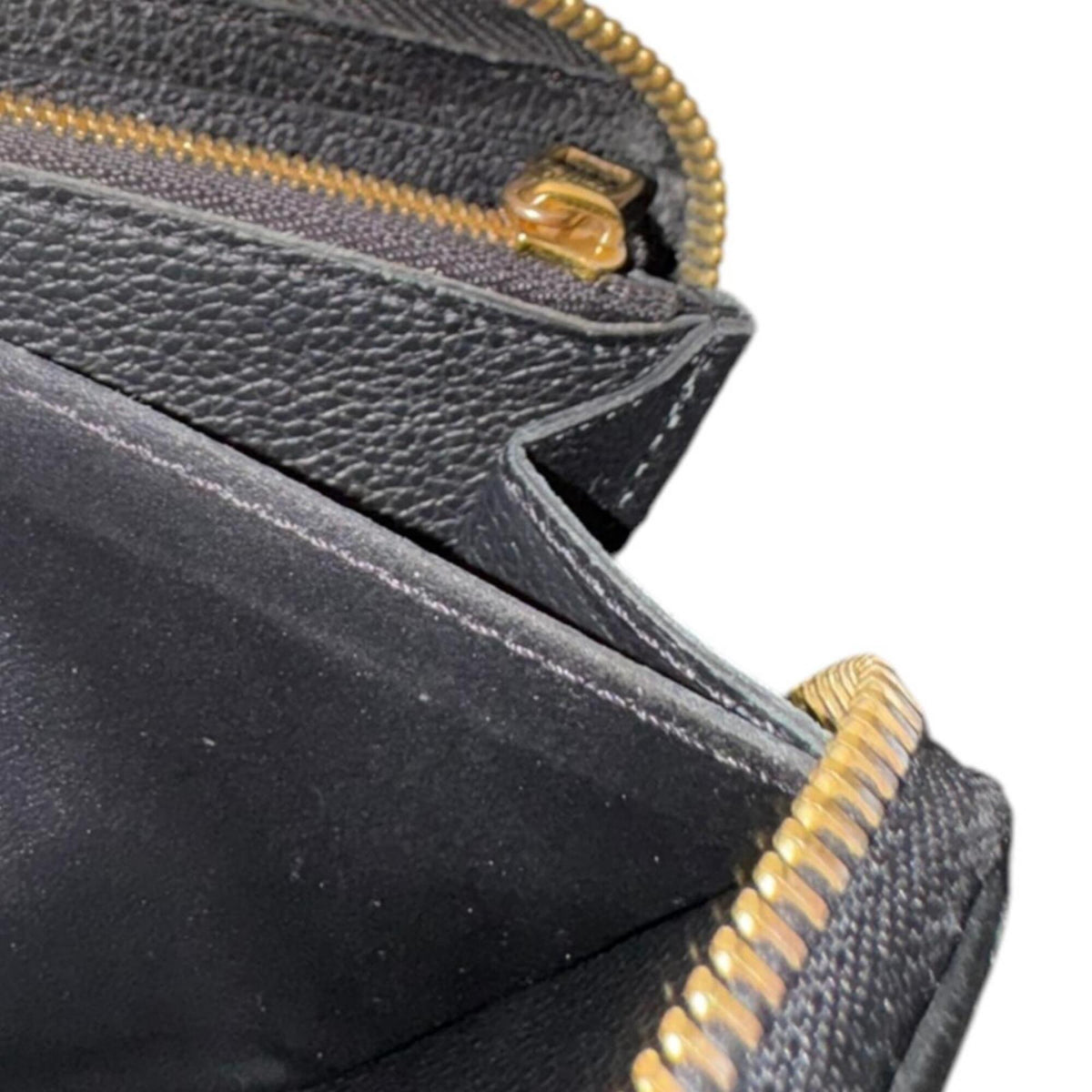 Louis Vuitton Black Or Monogram Empreinte Long Wallet (Bi-Fold) (Pre-Owned)
