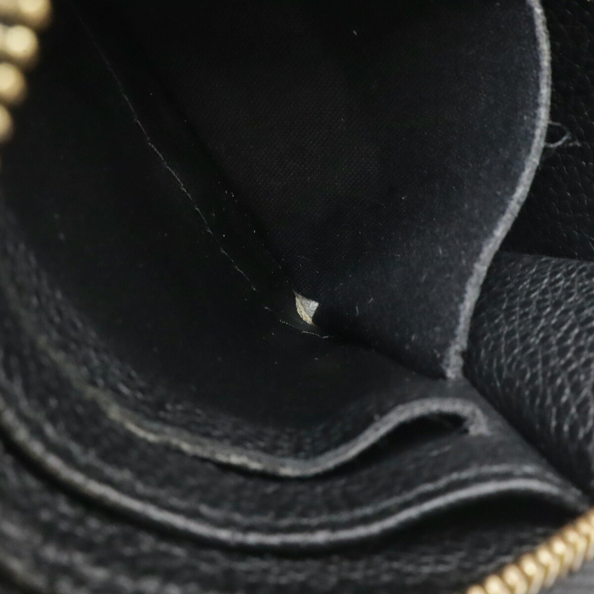 Louis Vuitton Black Noir Monogram Empreinte Coin Purse/Coin Case (Pre-Owned)