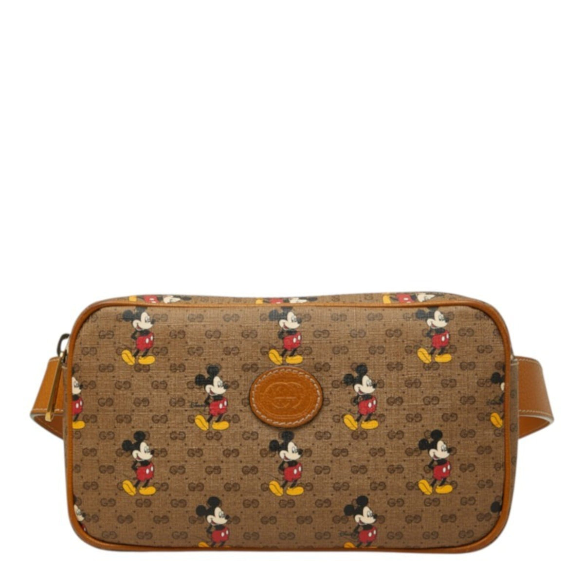 Gucci Brown Pvc Leather Sling Bag (Pre-Owned)