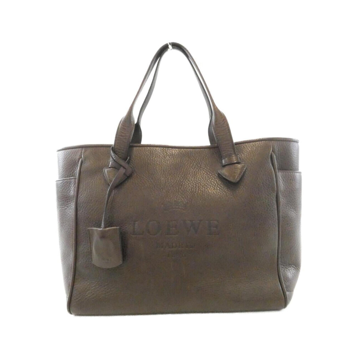 Loewe Dark Brown Leather Handbag (Pre-Owned)