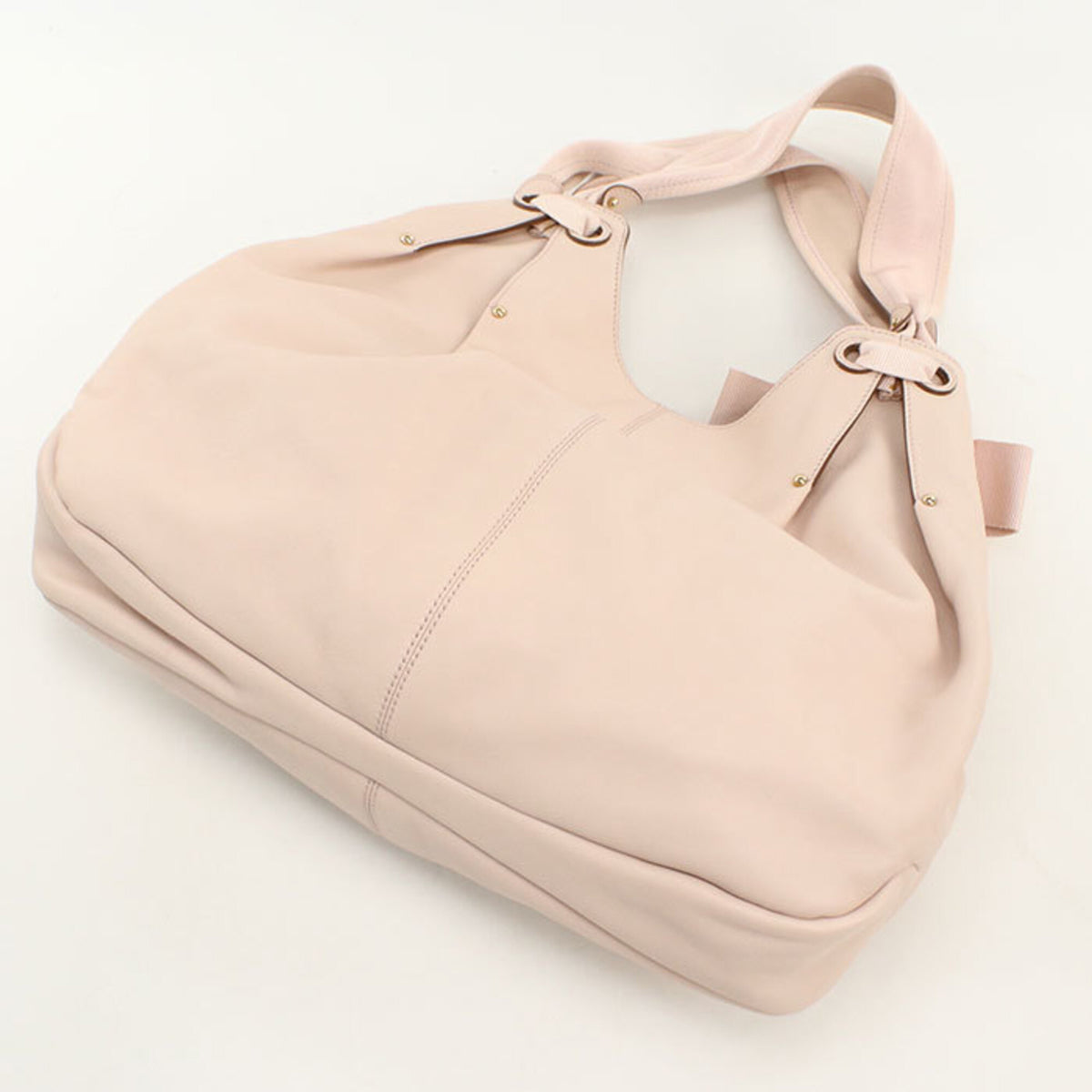 Salvatore Ferragamo Pink Leather Tote Bag (Pre-Owned)