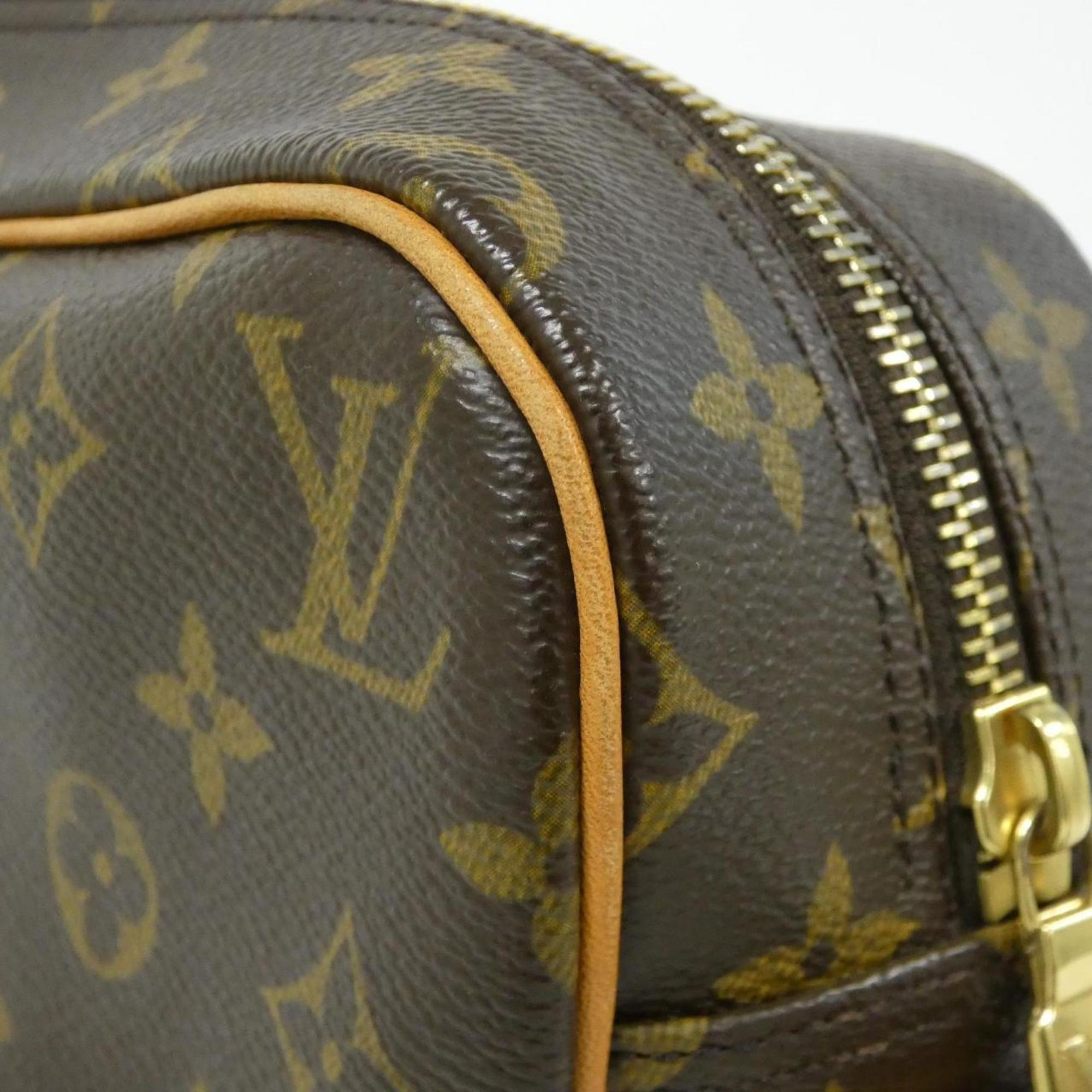 Louis Vuitton Monogram Marron Coated Canvas Shoulder Bag (Pre-Owned)