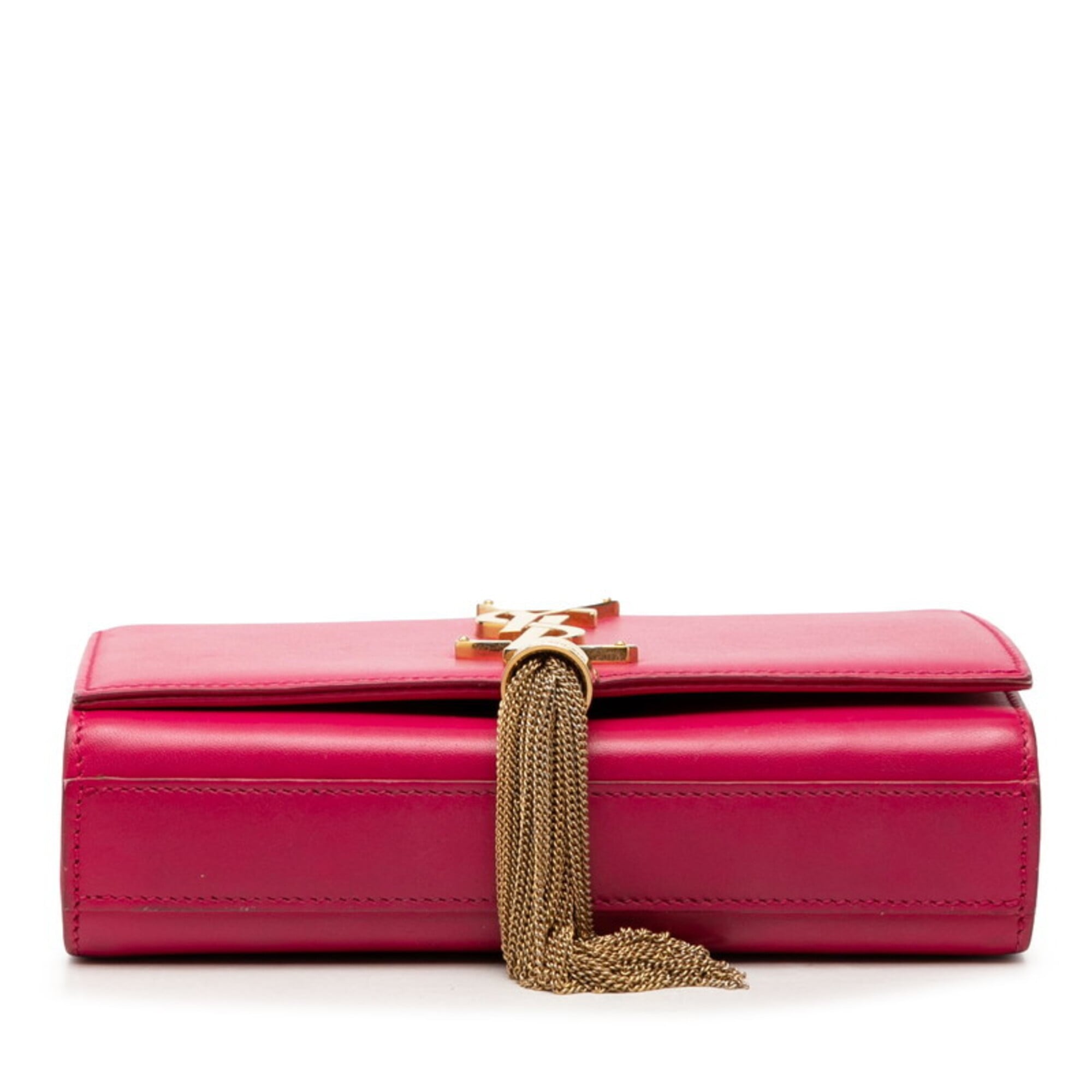 Saint Laurent Pink Leather Shoulder Bag (Pre-Owned)