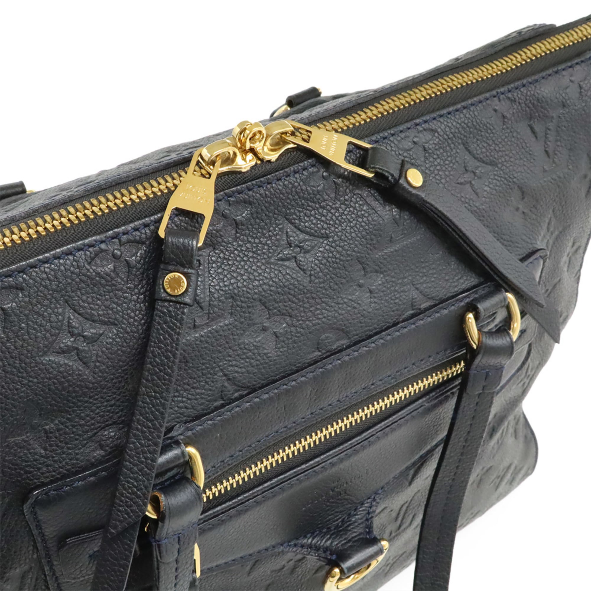 Louis Vuitton Infini Monogram Empreinte Leather Shoulder Bag Tote Bag (Pre-Owned)