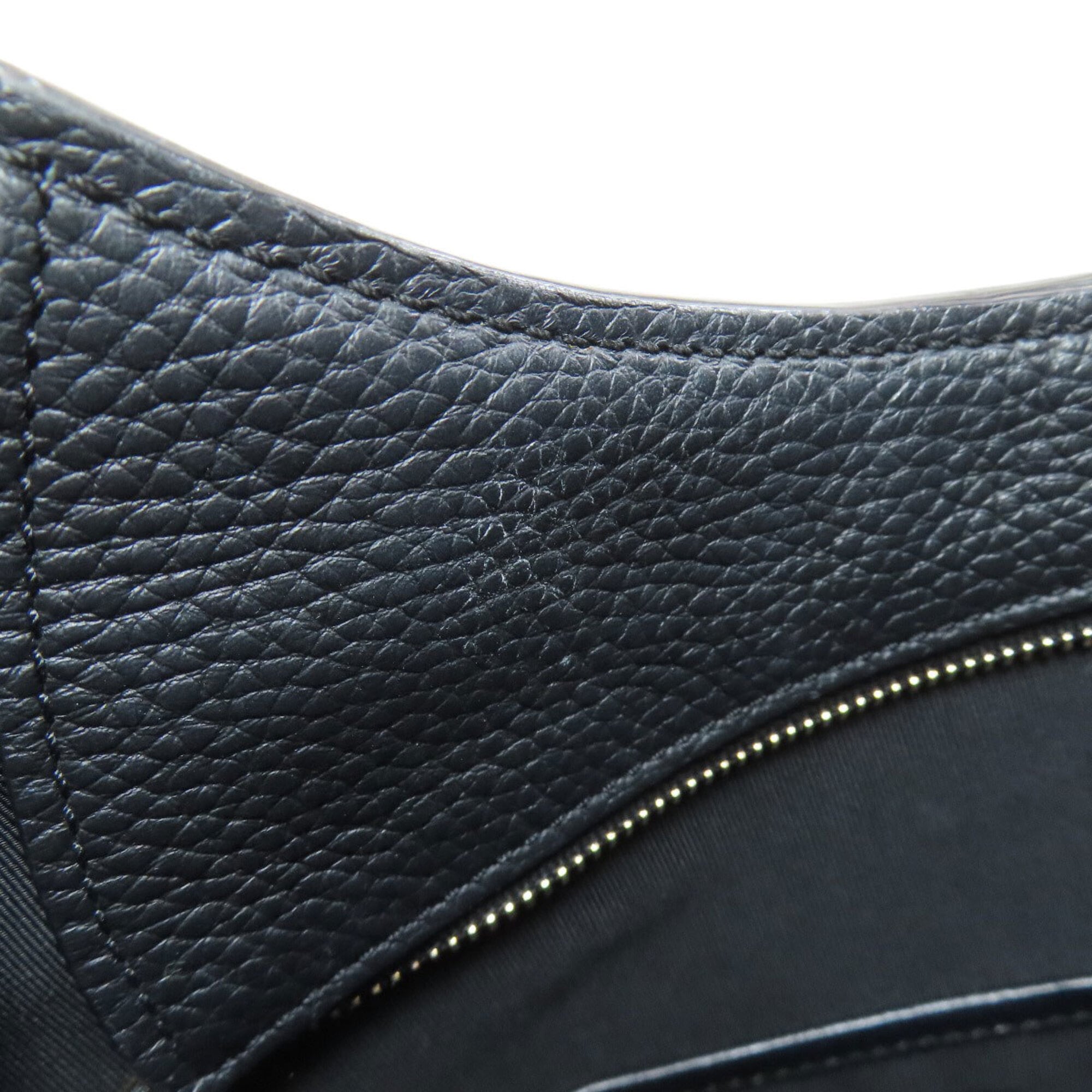 Tod's Black Leather Shoulder Bag (Pre-Owned)