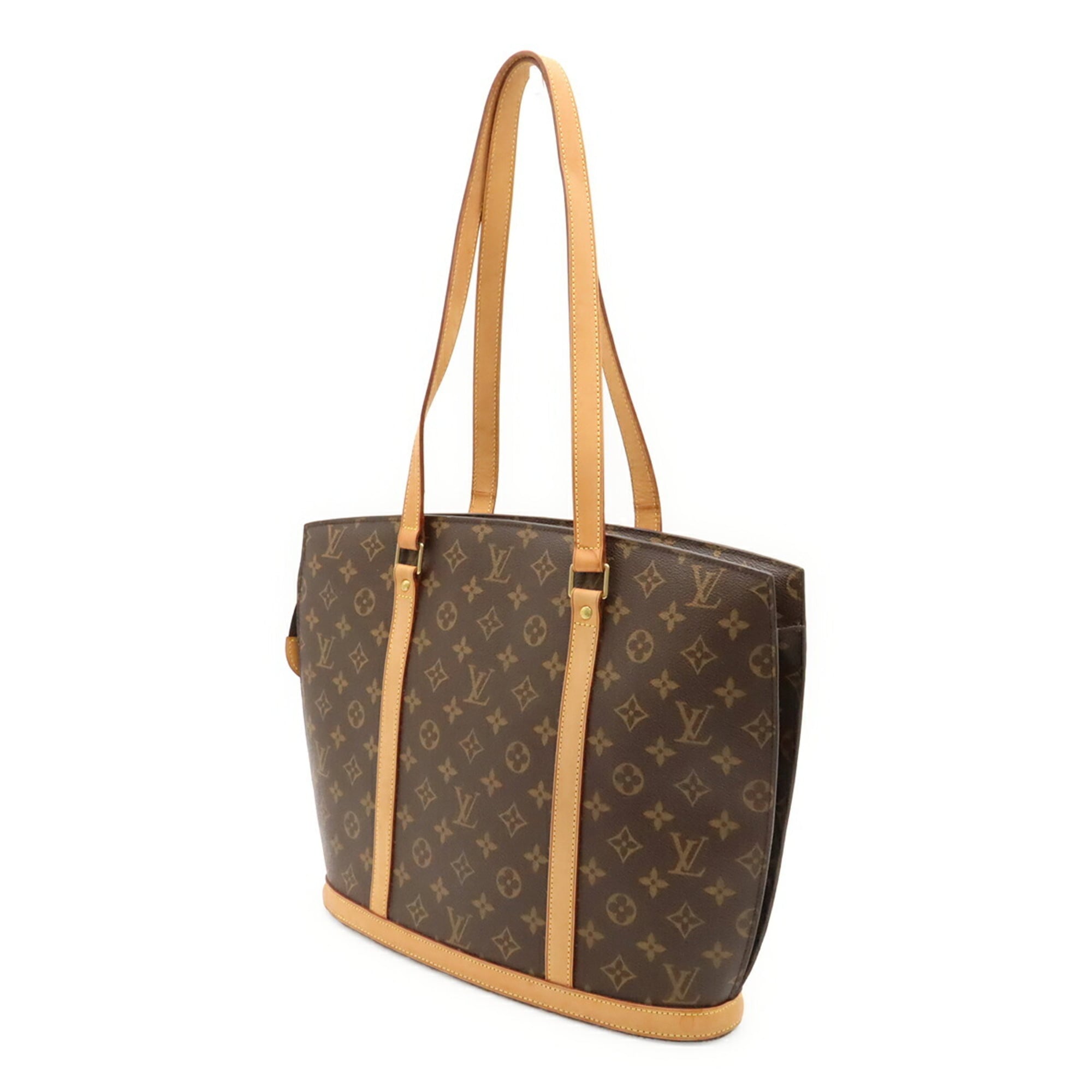 Louis Vuitton Brown Monogram Canvas Shoulder Bag Tote Bag (Pre-Owned)