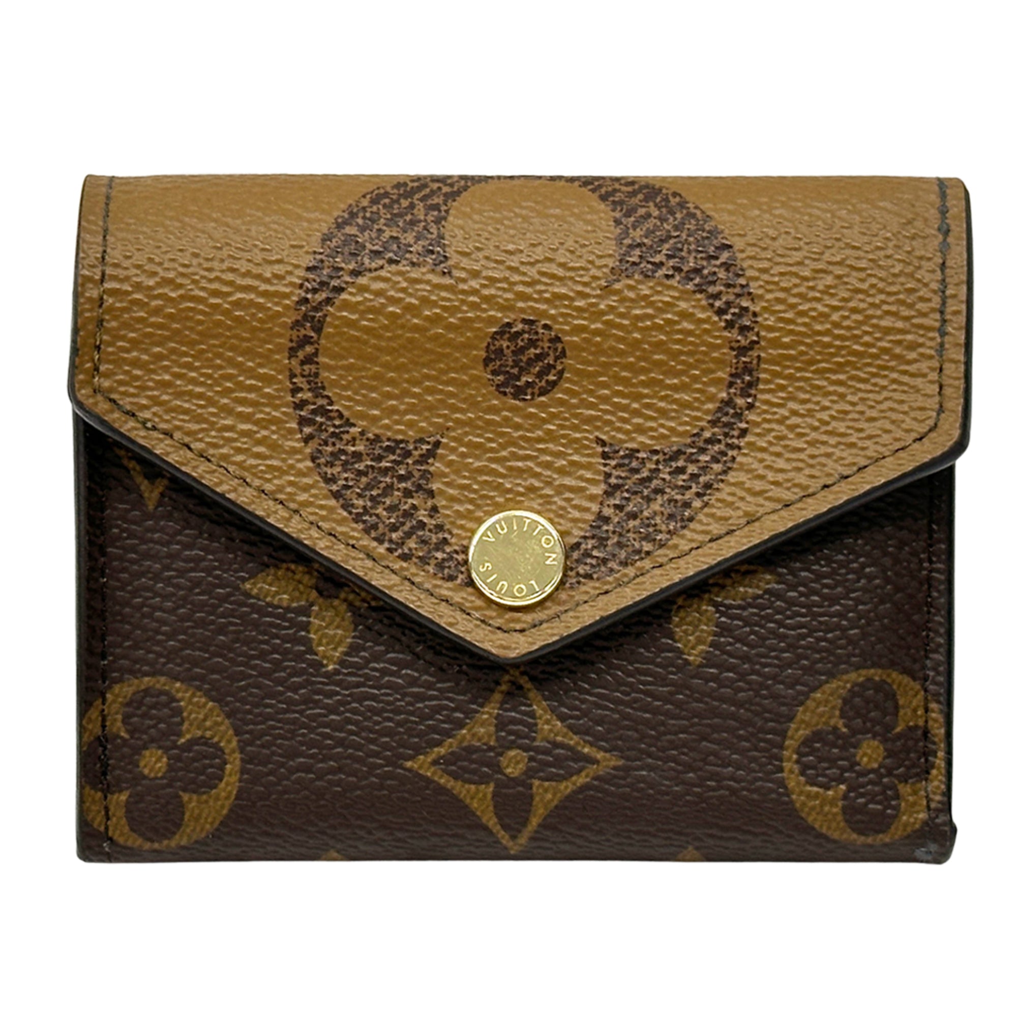 Louis Vuitton Brown Monogram Monogram Wallet (Tri-Fold) (Pre-Owned)