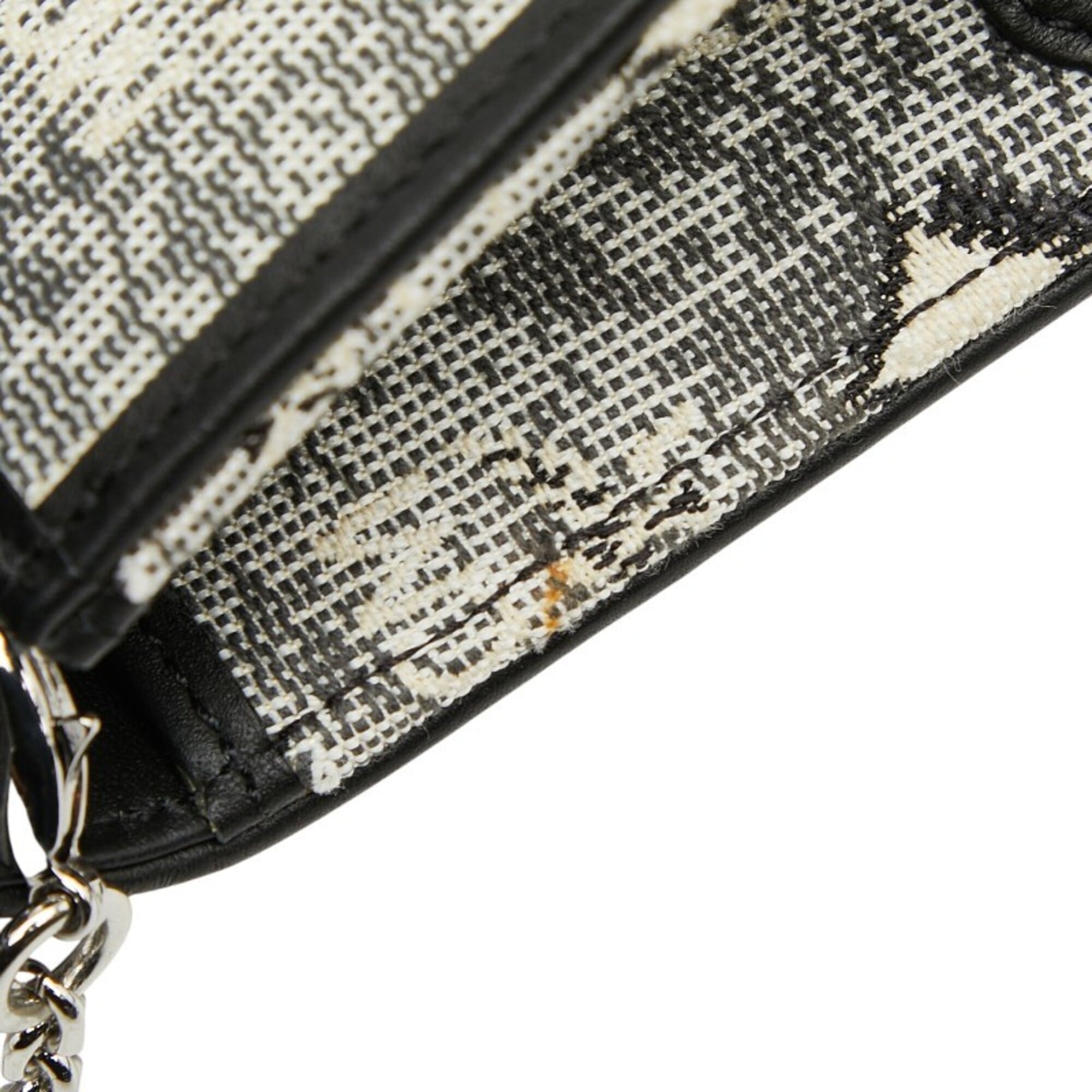 Mcm Gray Multi-Color Canvas Leather Shoulder Bag (Pre-Owned)