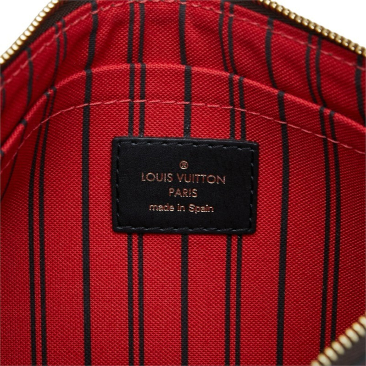 Louis Vuitton Damier Brown Pvc Leather Pouch Shoulder Bag Tote Bag (Pre-Owned)