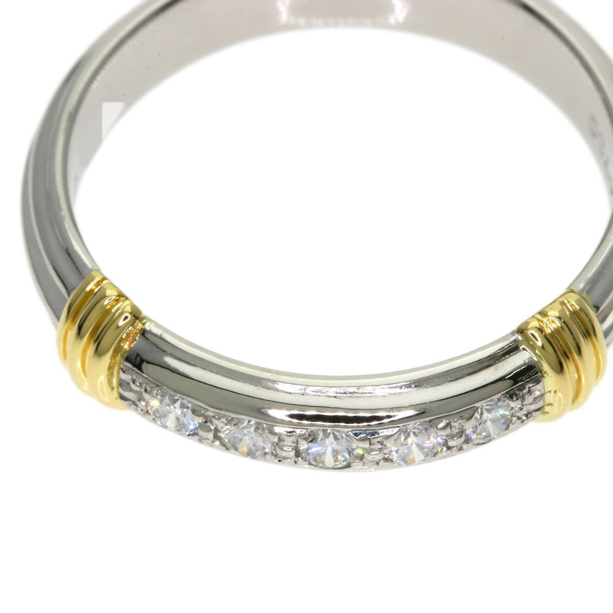 Christian Dior Yellow Gold (18K) Platinum 950 Band Ring (Pre-Owned)