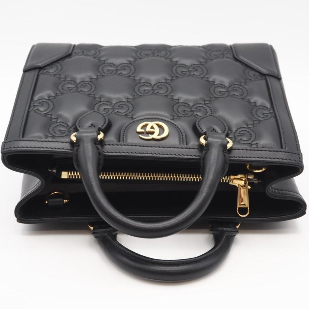 Gucci Black Leather Handbag (Pre-Owned)