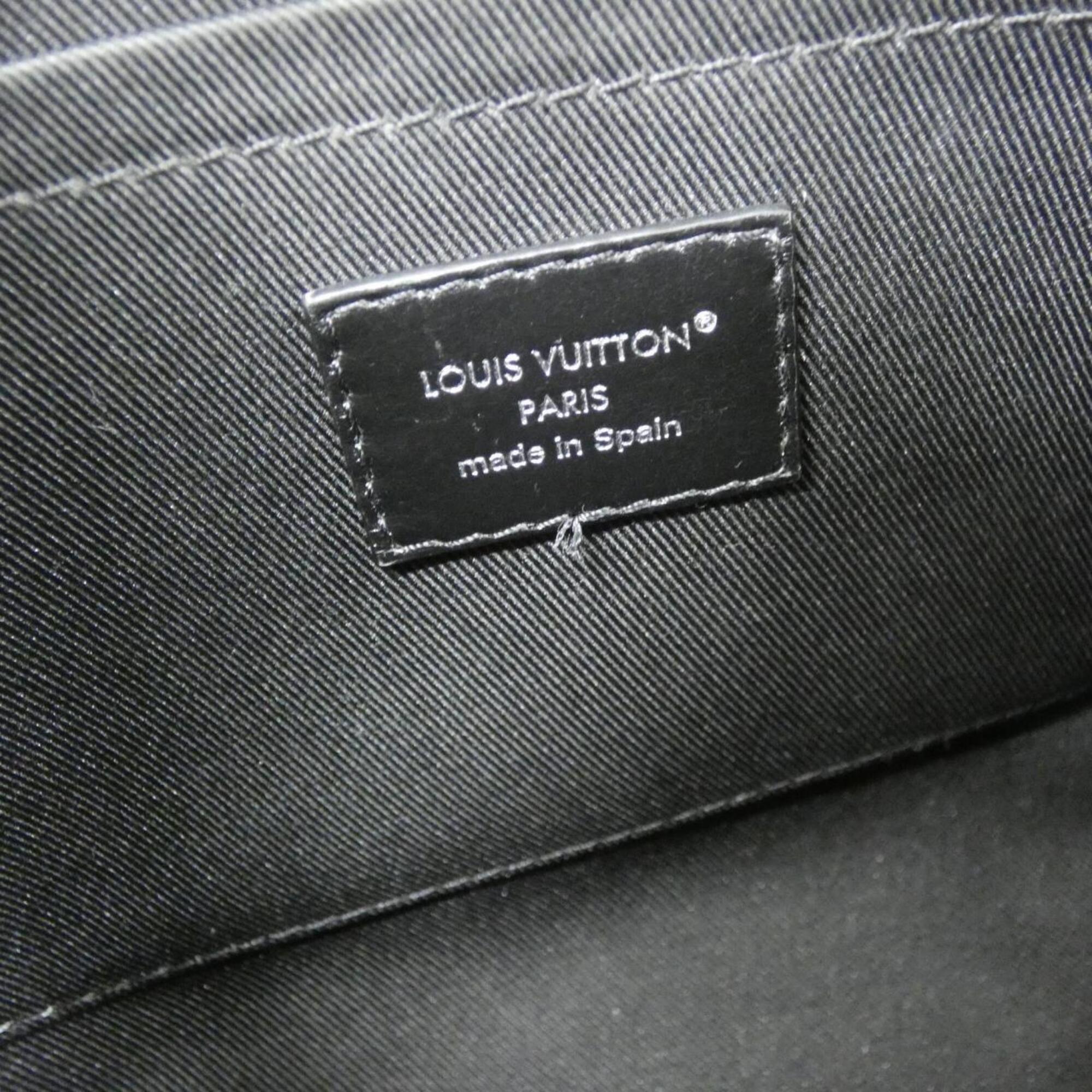 Louis Vuitton Black Leather Boston Bag (Pre-Owned)