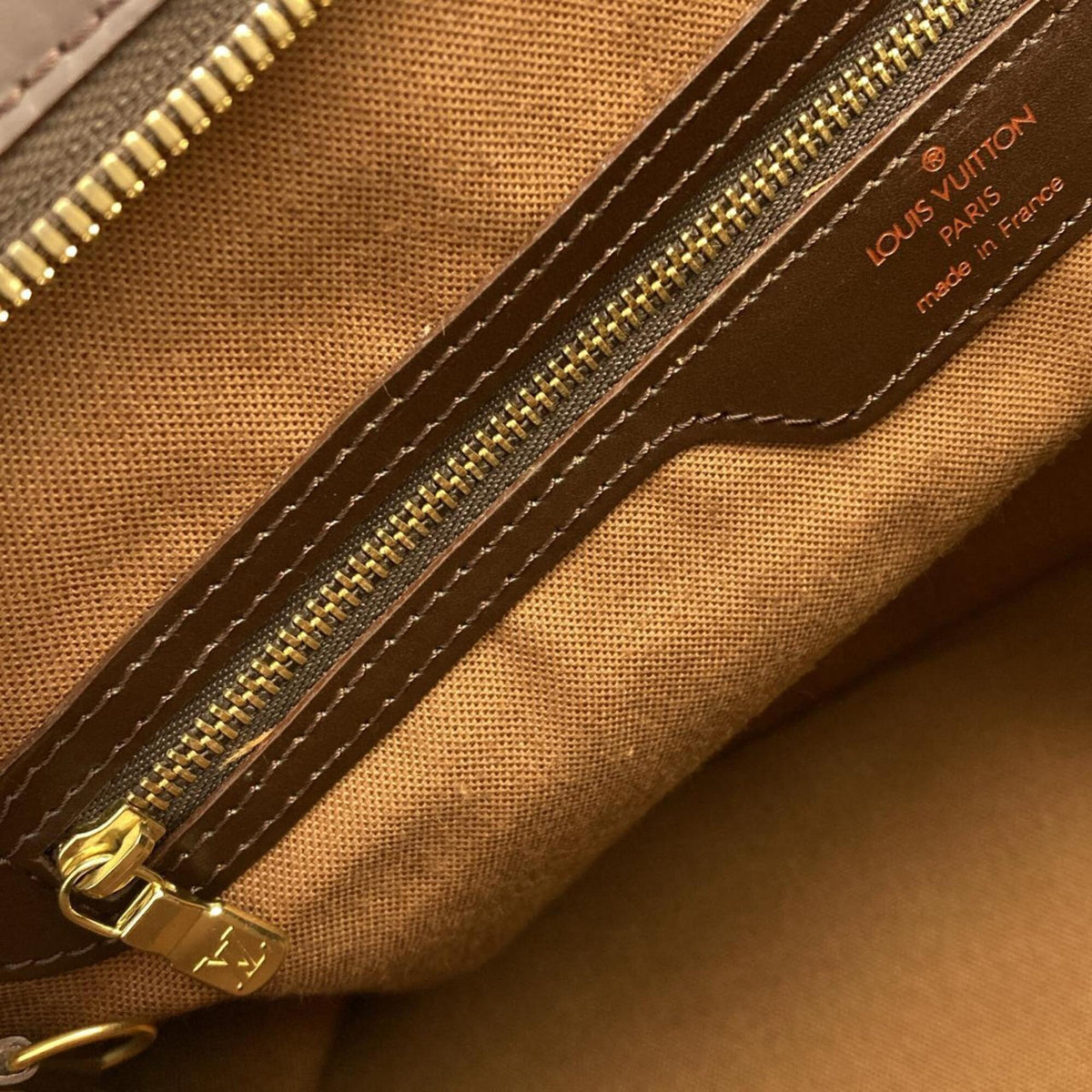 Louis Vuitton Ebene Coated Canvas Shoulder Bag (Pre-Owned)