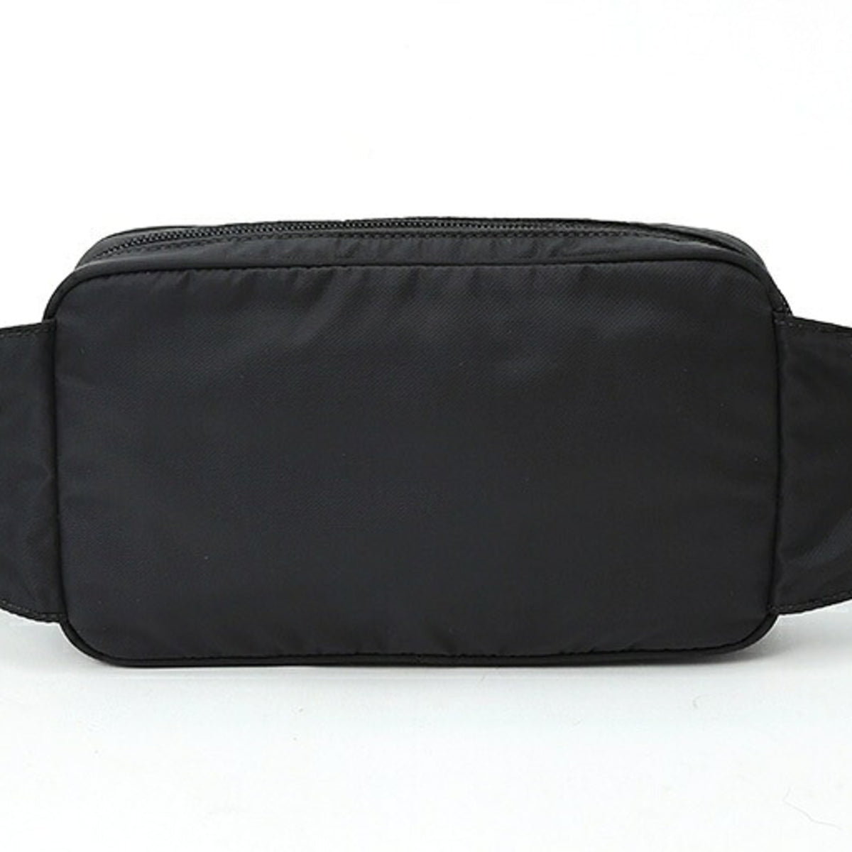 Prada Black Nero Fabric Saffiano Triangle Fanny Pack (Pre-Owned)