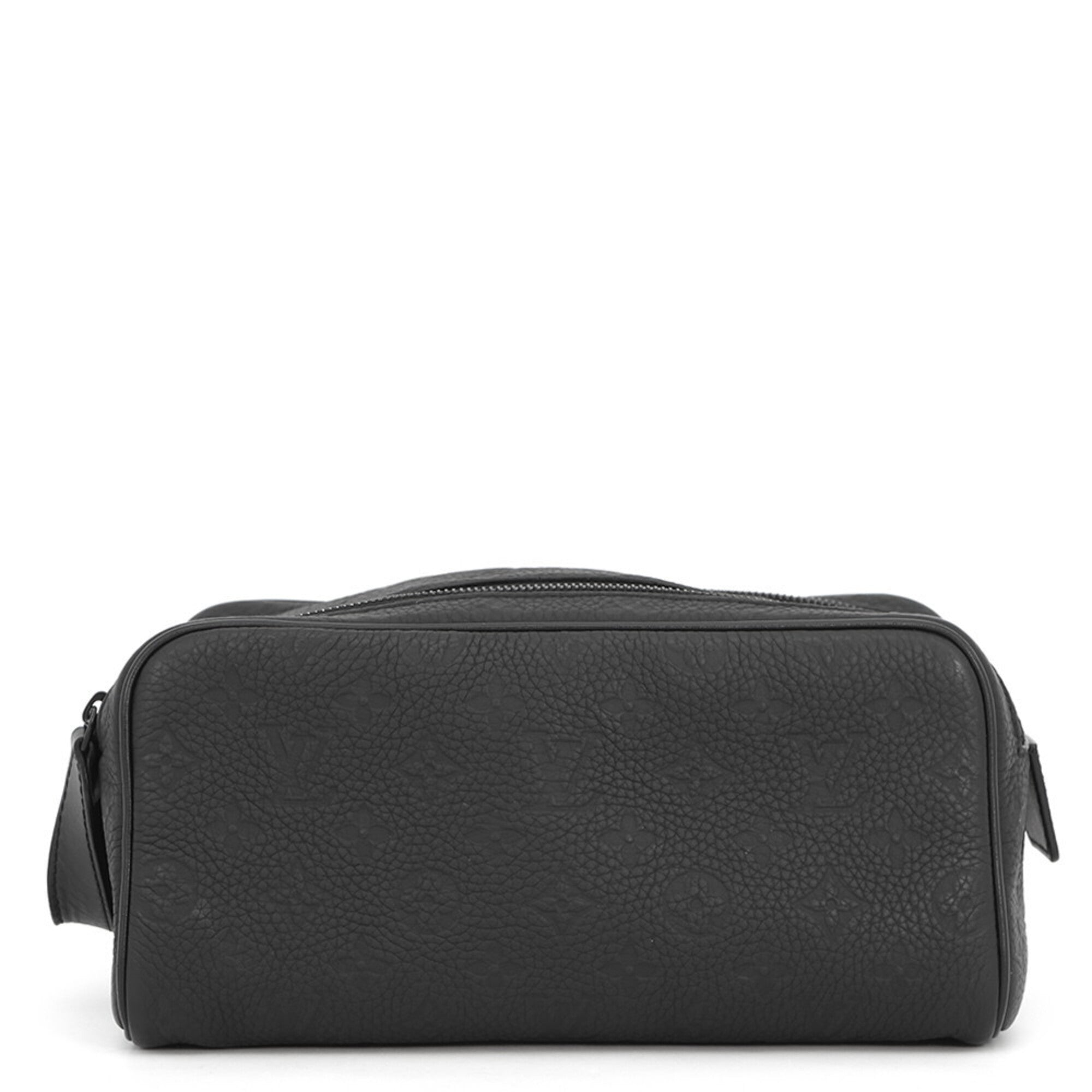 Louis Vuitton Black Monogram Noir Monogram Clutch Bag Handbag Pouch (Pre-Owned)