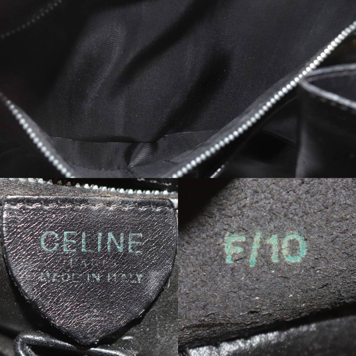 Celine Black Leather Shoulder Bag (Pre-Owned)
