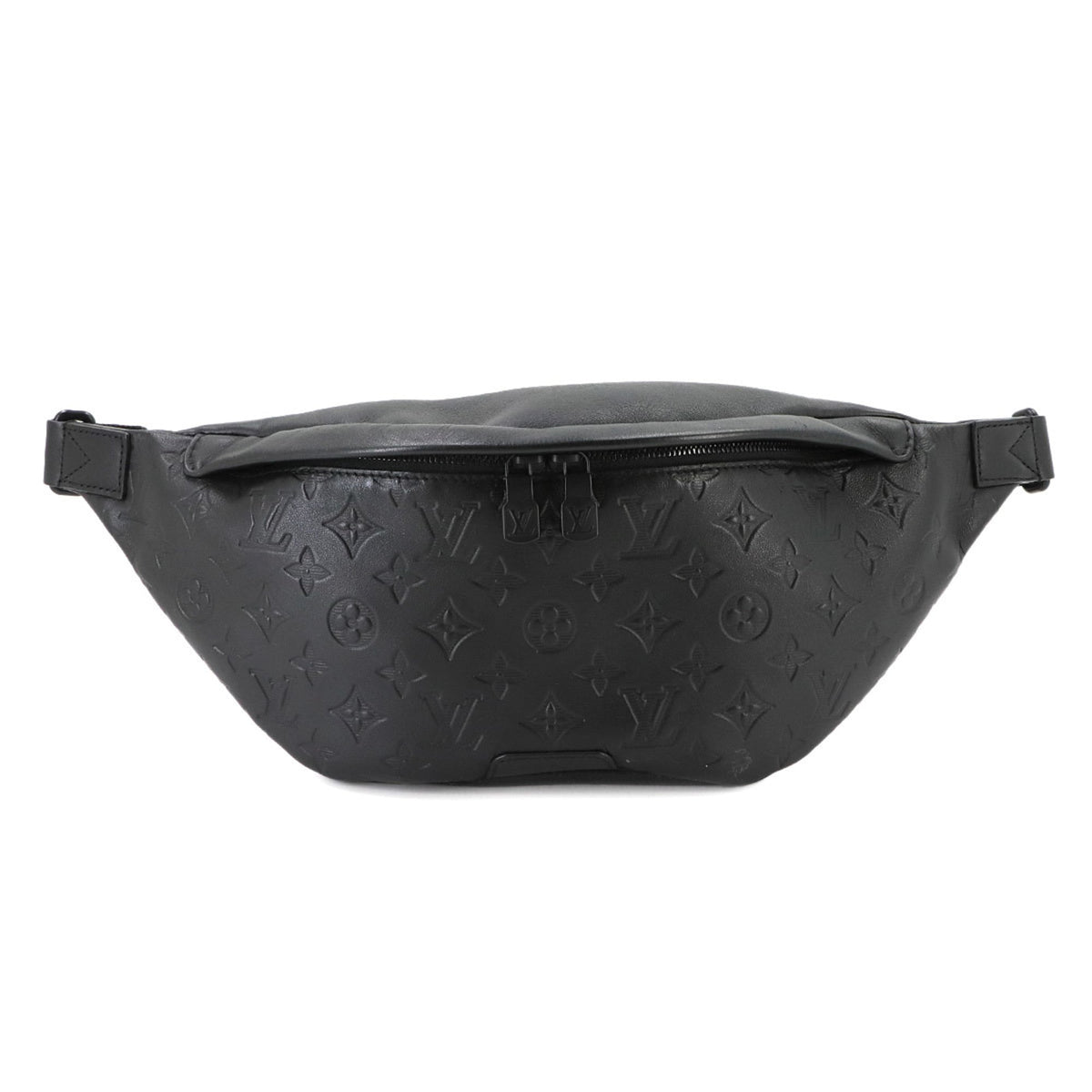 Louis Vuitton Black Noir Monogram Shadow Handbag Shoulder Bag Sling Bag (Pre-Owned)