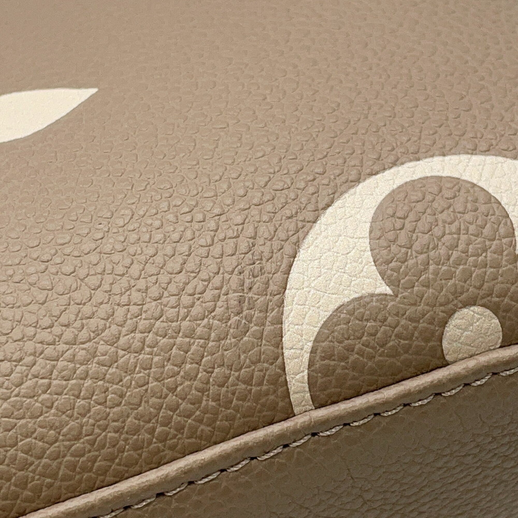 Louis Vuitton Cream Tourterelle Monogram Empreinte Handbag Shoulder Bag (Pre-Owned)