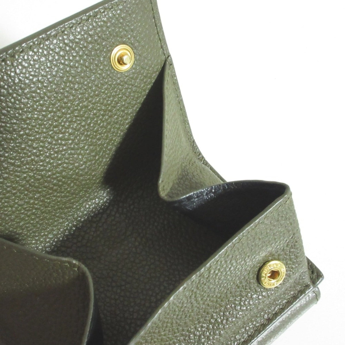 Saint Laurent Khaki Wallet (Tri-Fold) (Pre-Owned)