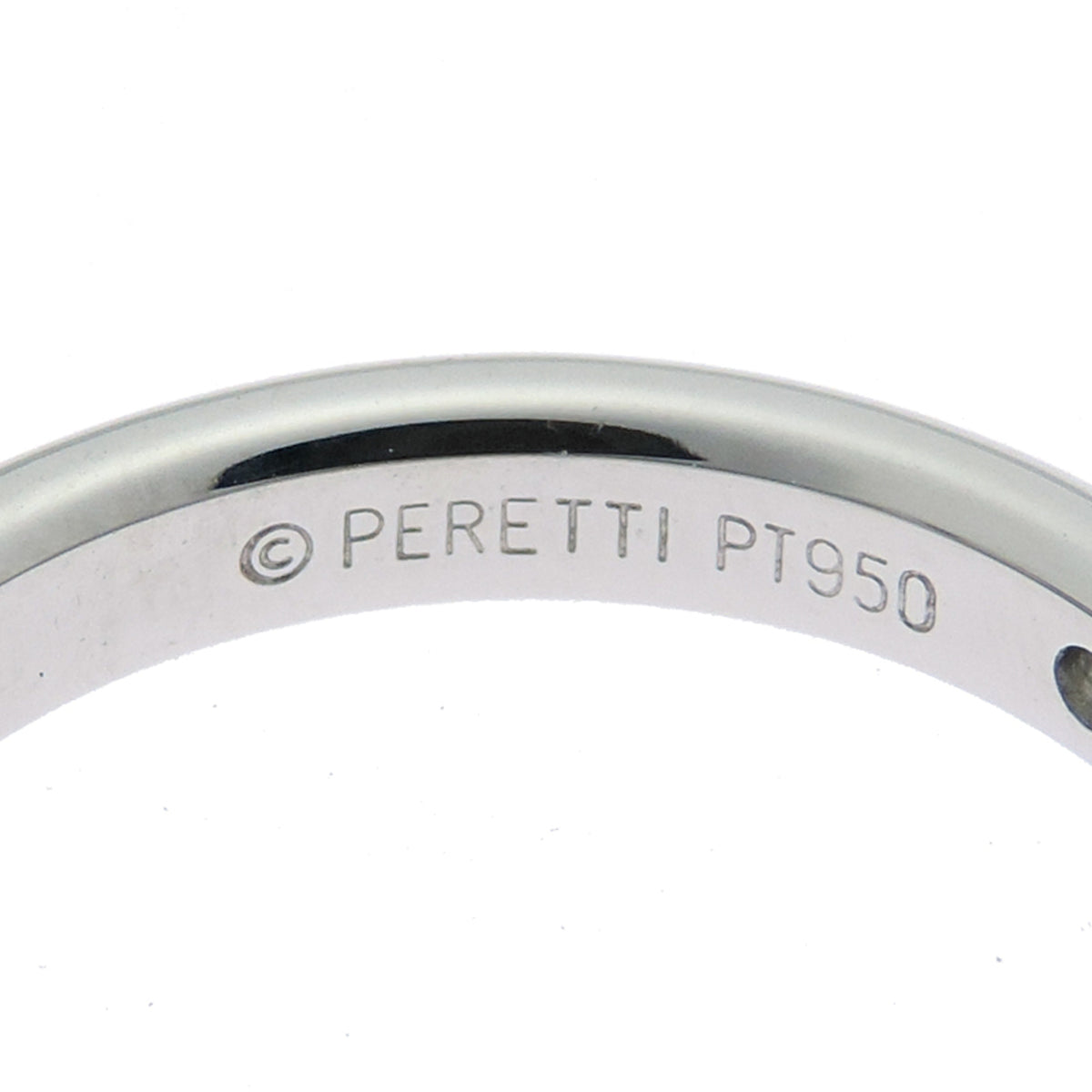 Tiffany Platinum 950 Band Ring (Pre-Owned)
