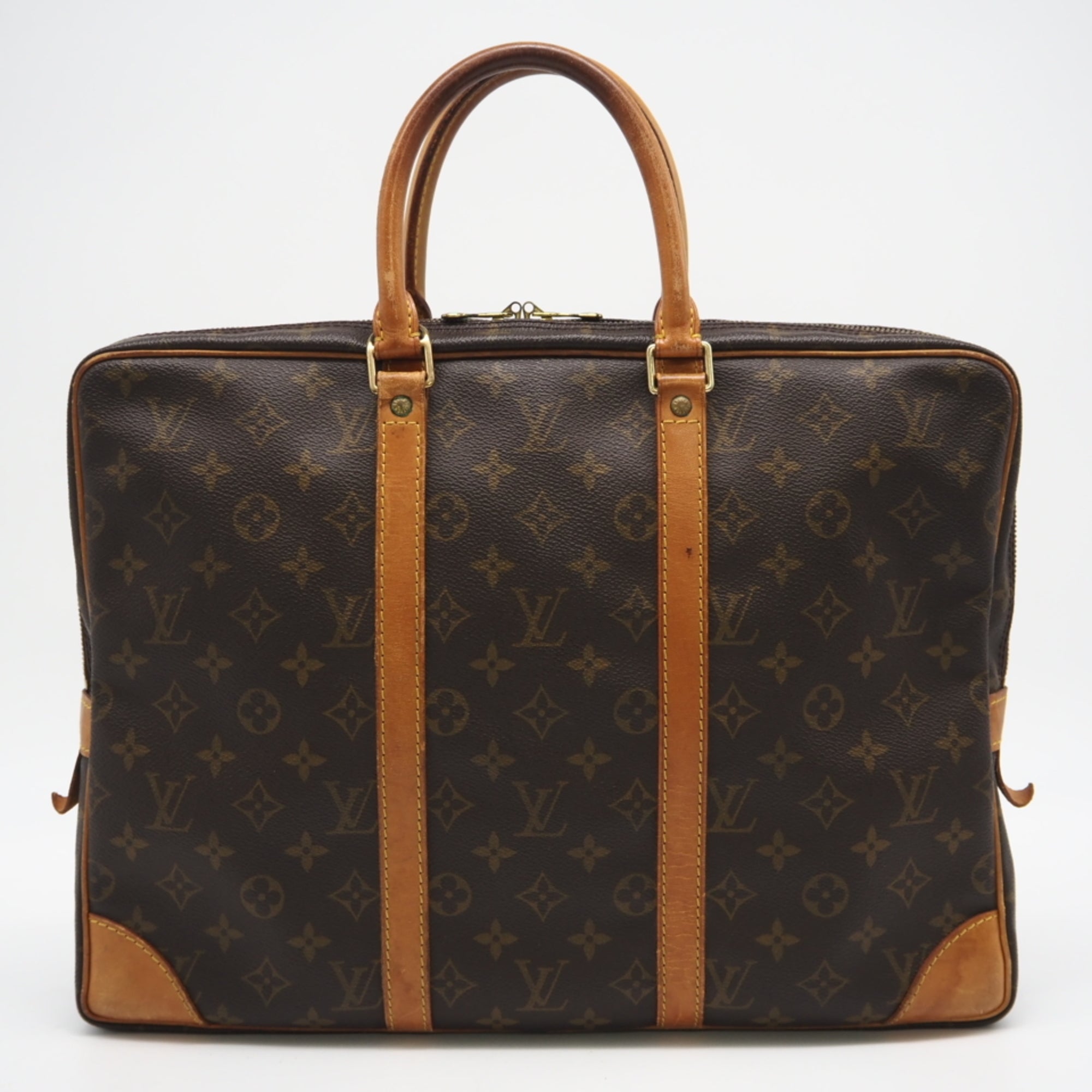 Louis Vuitton Brown Monogram Monogram Briefcase (Pre-Owned)