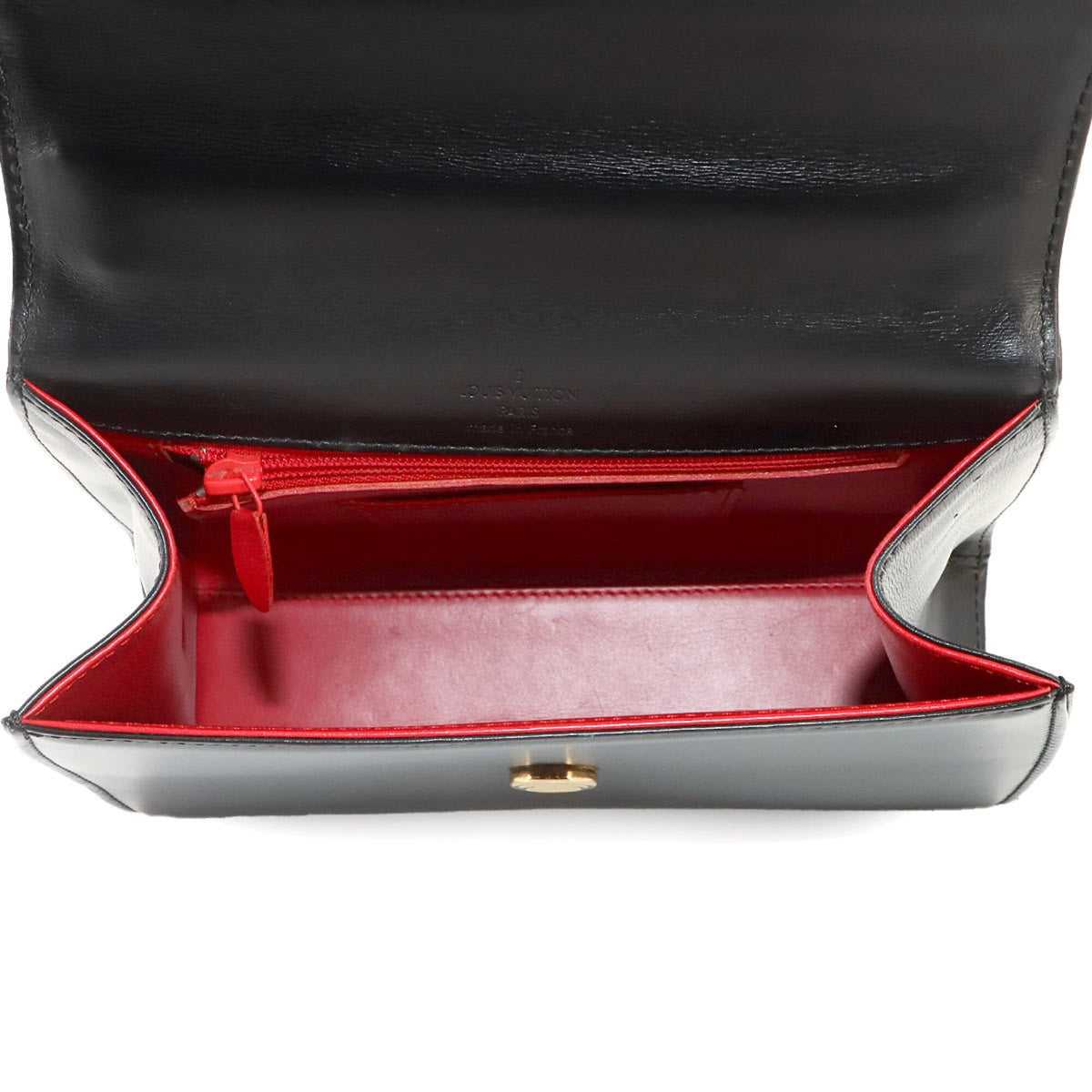 Louis Vuitton Black Noir Leather Handbag (Pre-Owned)