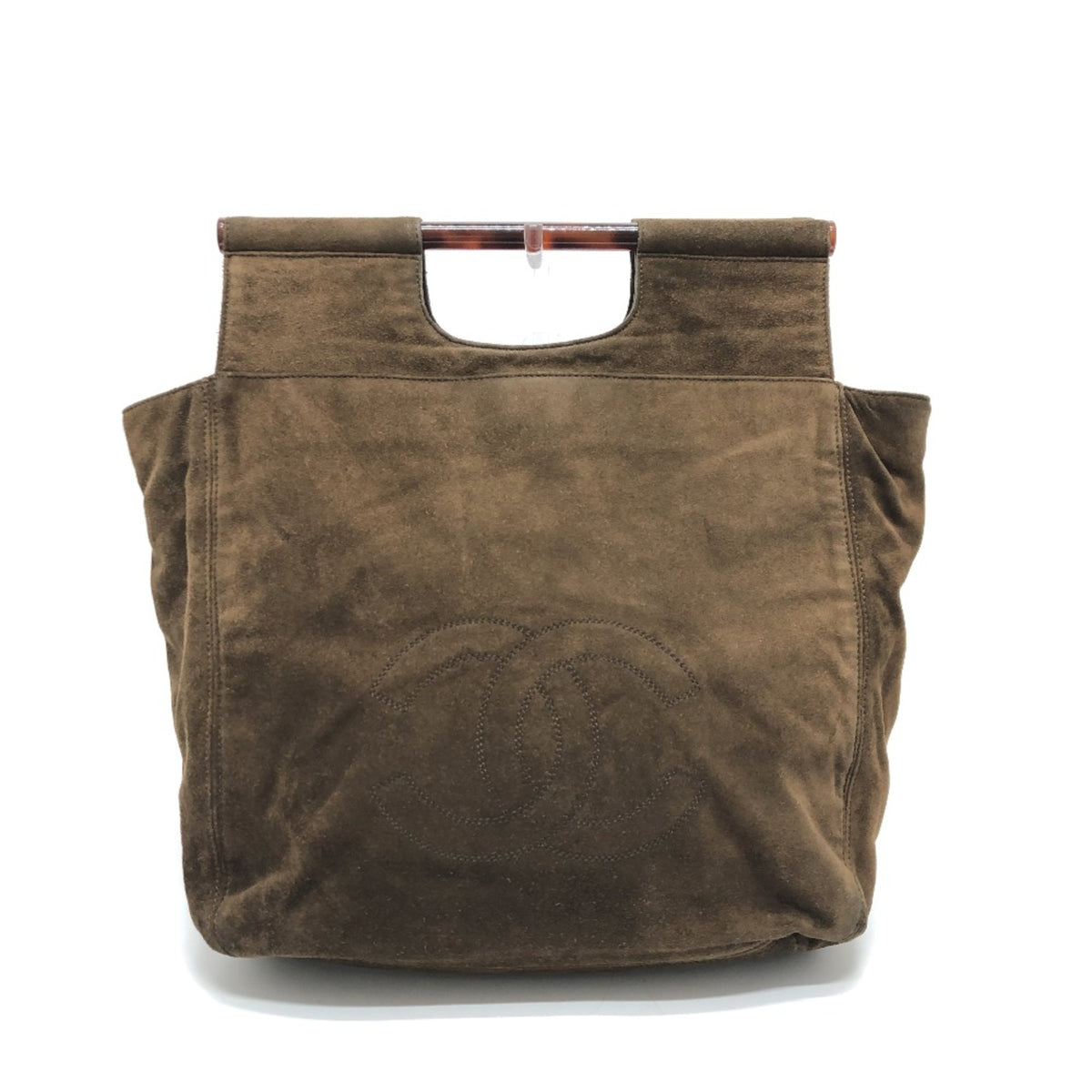 Chanel Brown Leather Tote Bag (Pre-Owned)