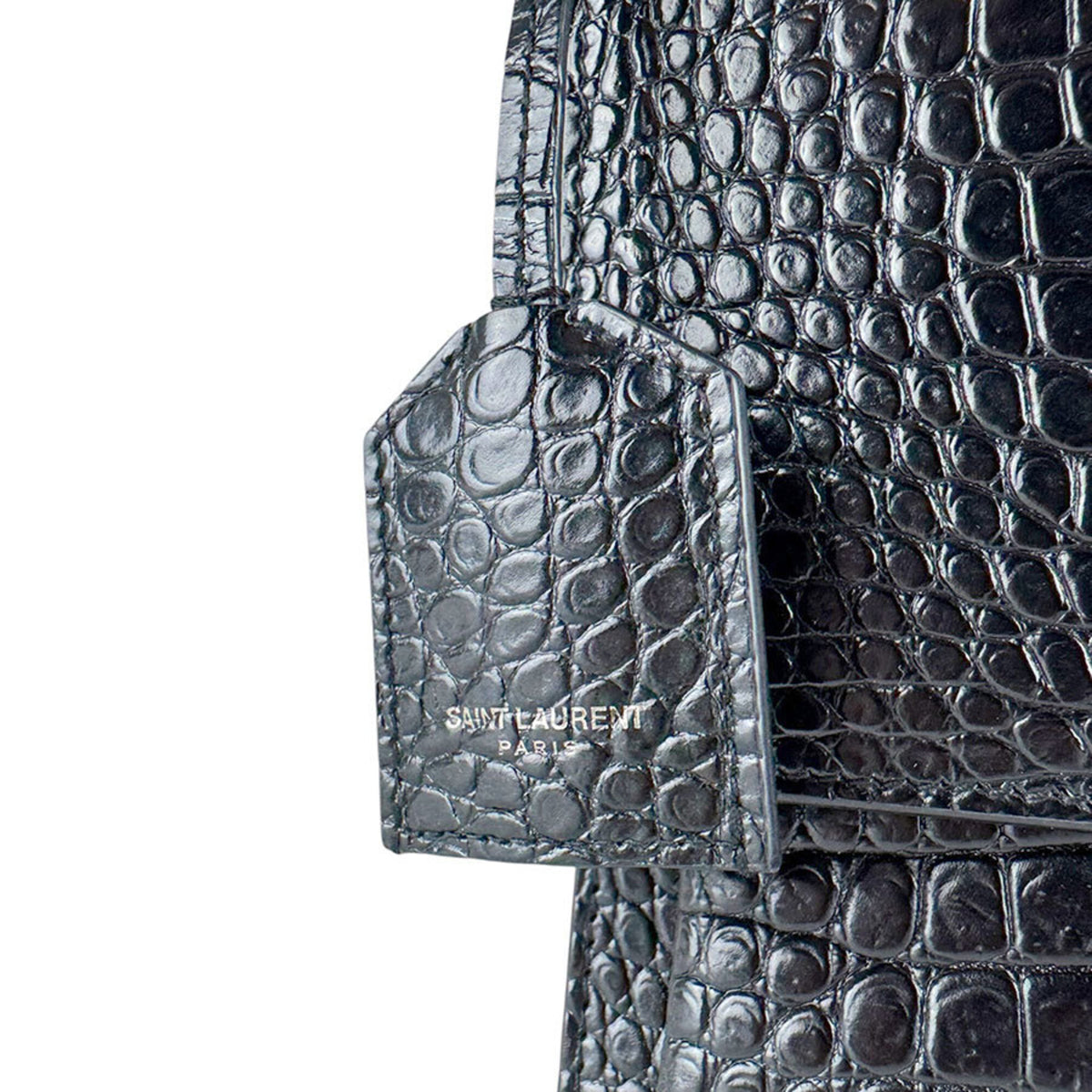 Saint Laurent Black Leather Shoulder Bag (Pre-Owned)