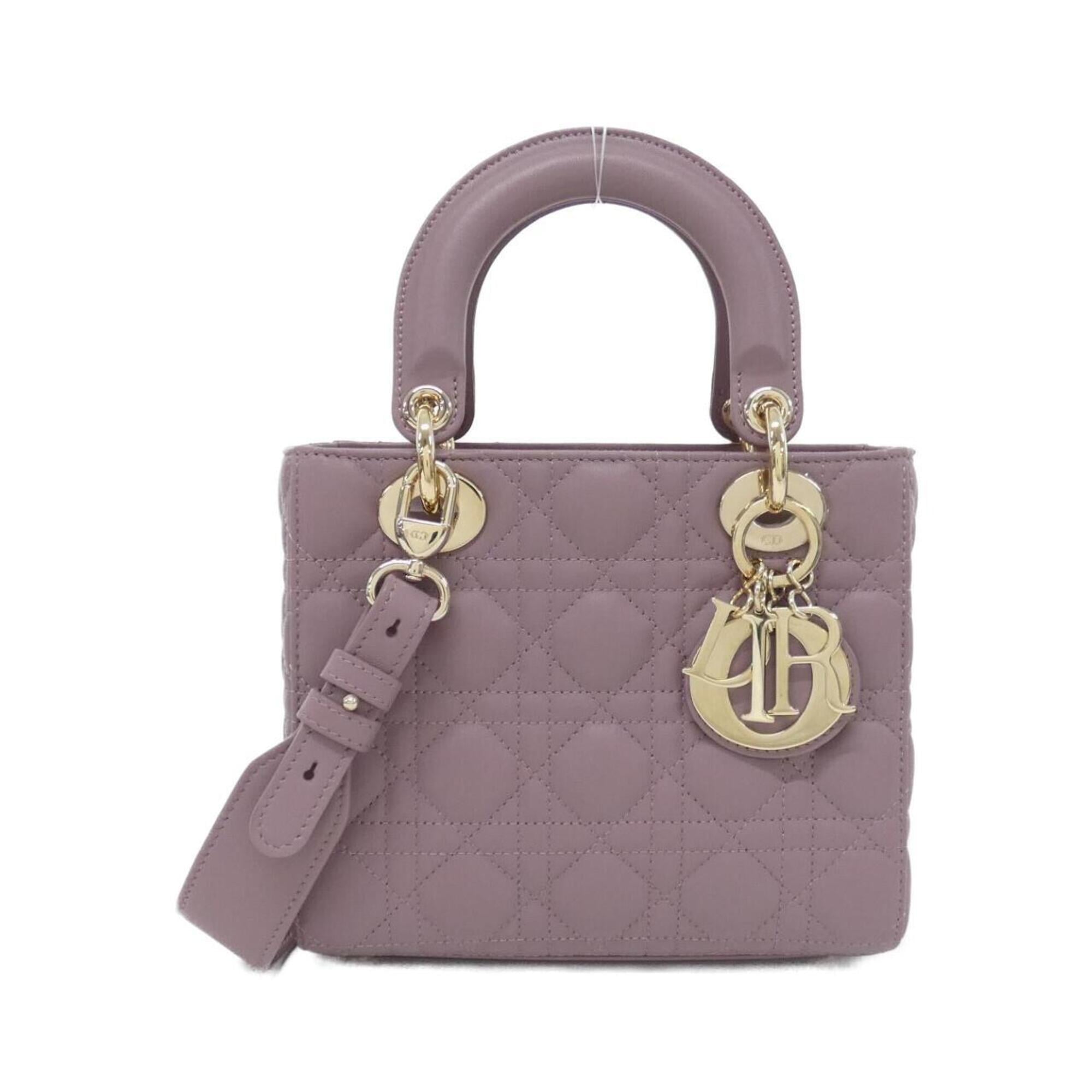 Christian Dior Pink Leather Handbag (Pre-Owned)
