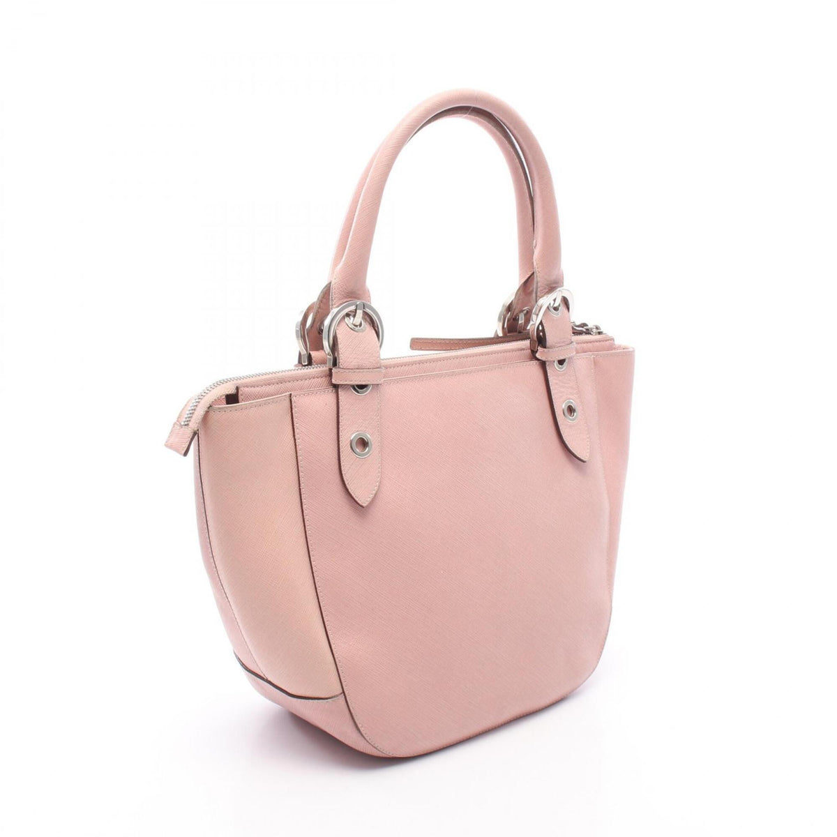 Salvatore Ferragamo Pink Leather Handbag (Pre-Owned)