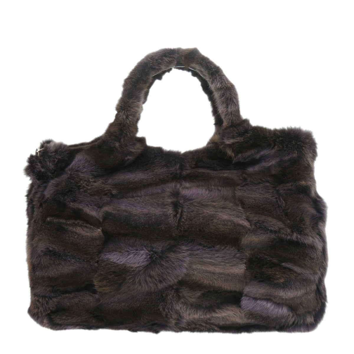 Tod's Brown Fur Handbag Shoulder Bag (Pre-Owned)