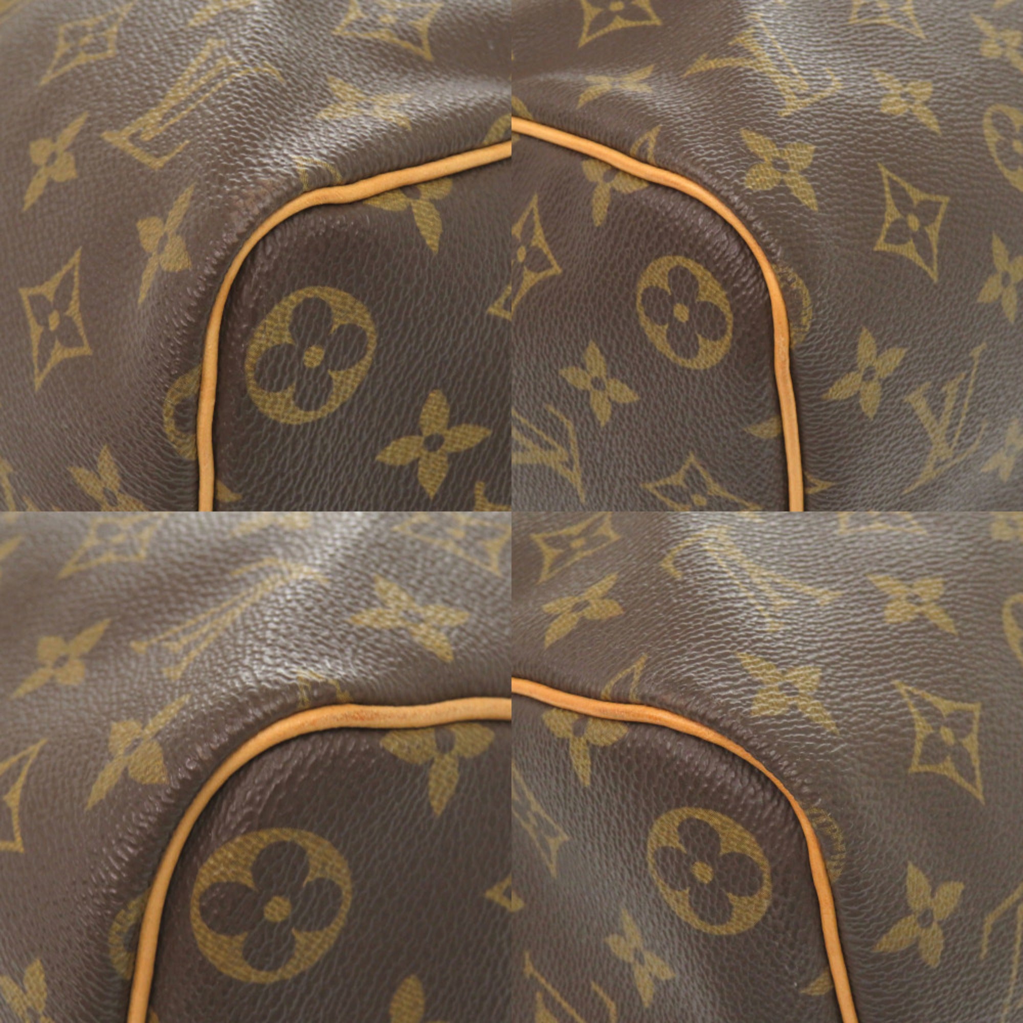 Louis Vuitton Brown Monogram Canvas Boston Bag (Pre-Owned)