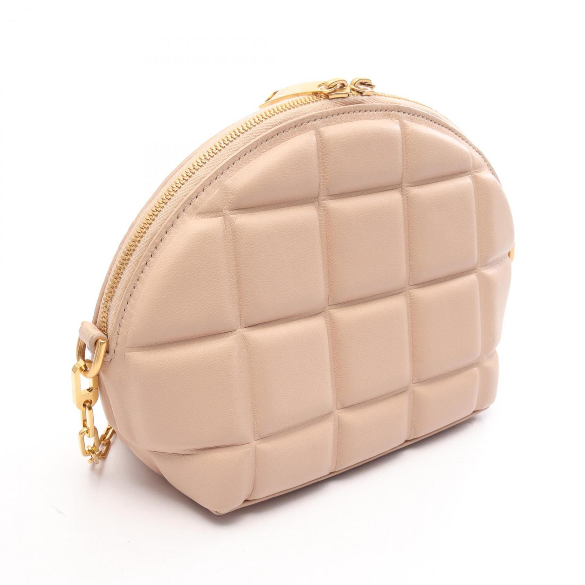 Bottega Veneta Pink Leather Handbag Shoulder Bag (Pre-Owned)