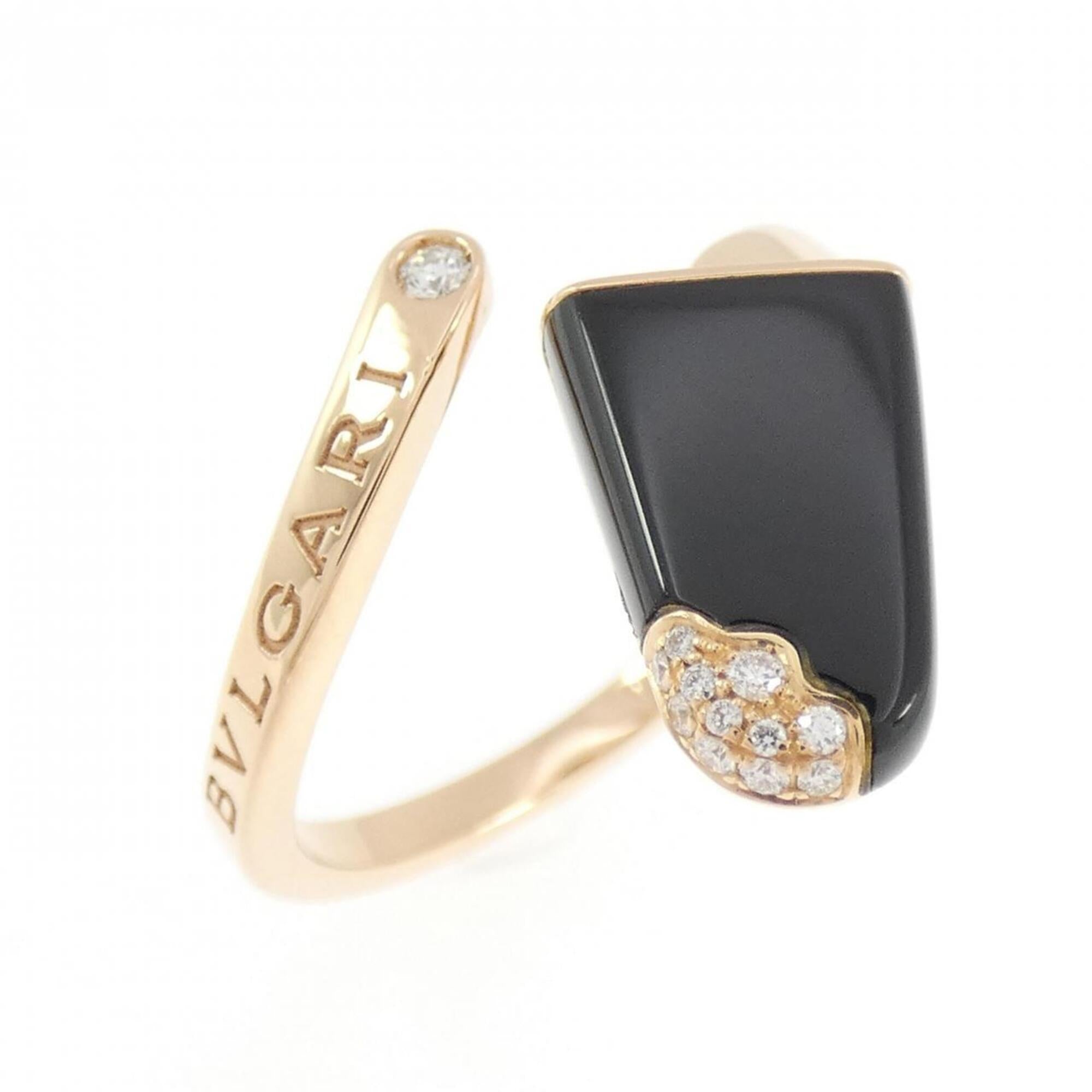 Bvlgari Bvlgari Bvlgari Pink Gold (18K) Band Ring (Pre-Owned)