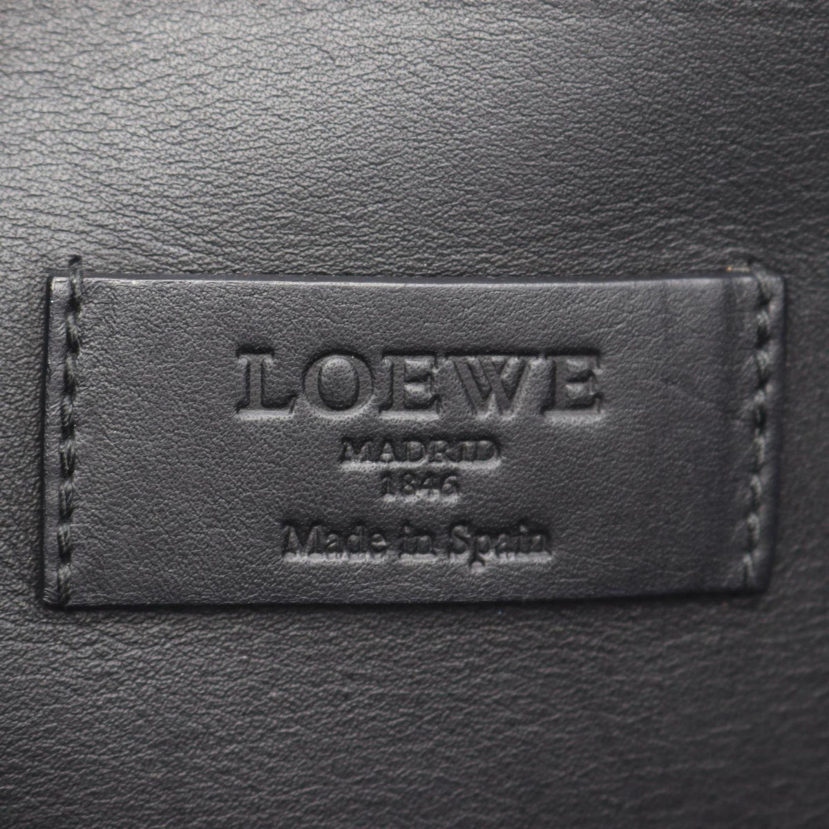 Loewe Black Brown Leather Shoulder Bag (Pre-Owned)