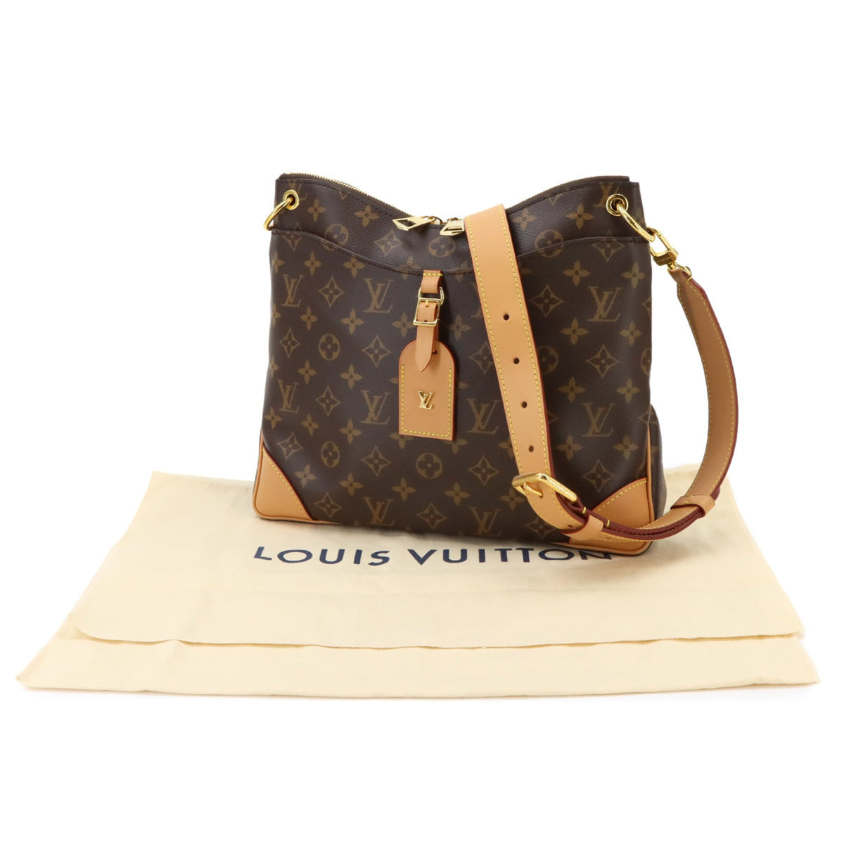 Louis Vuitton Brown Monogram Monogram Leather Handbag Shoulder Bag (Pre-Owned)