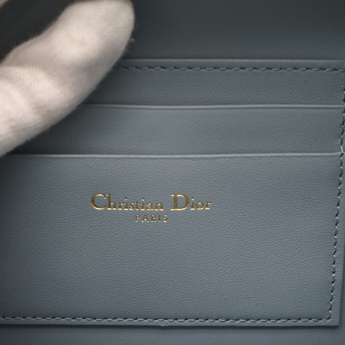 Christian Dior Blue Leather Handbag (Pre-Owned)