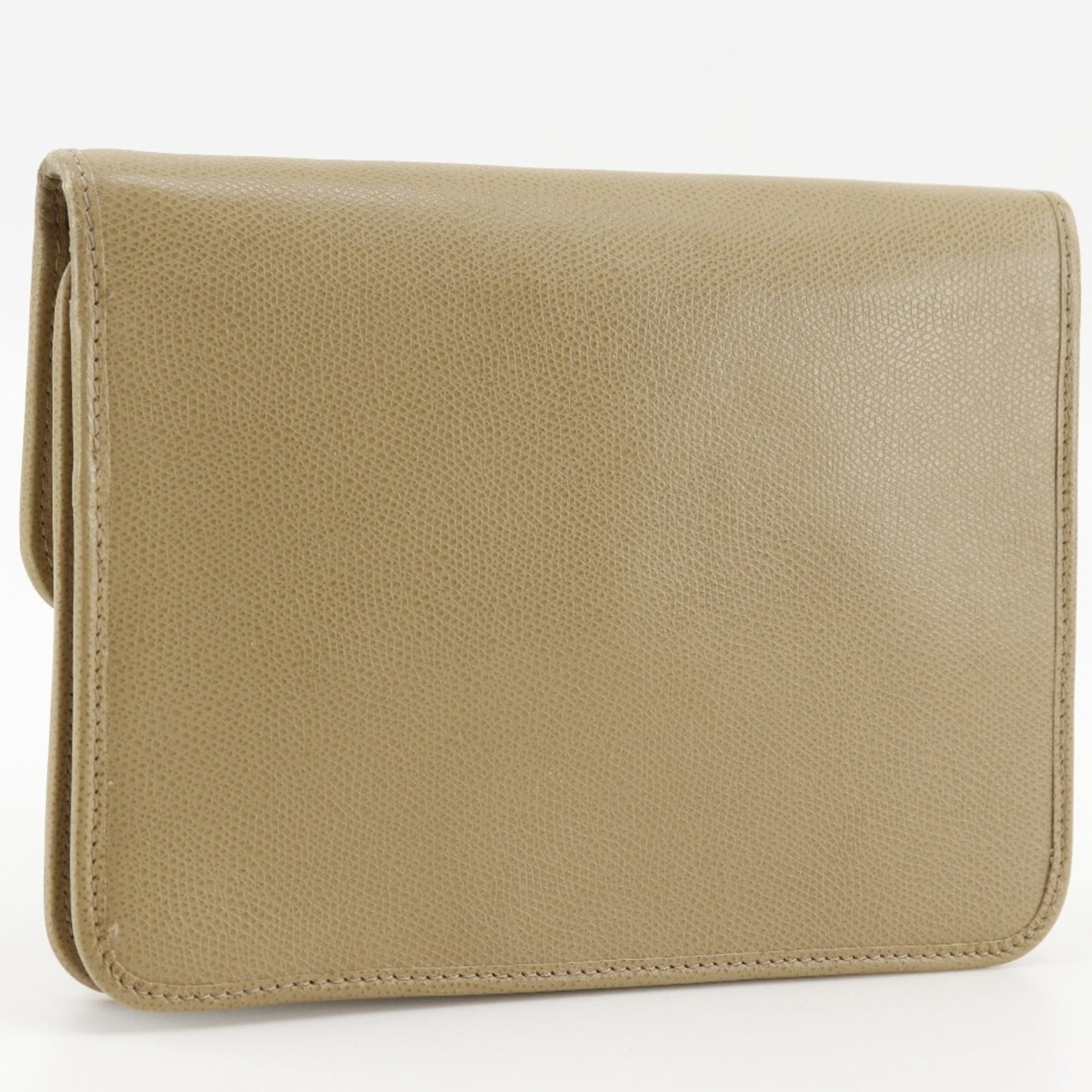Christian Dior Beige Leather Shoulder Bag (Pre-Owned)