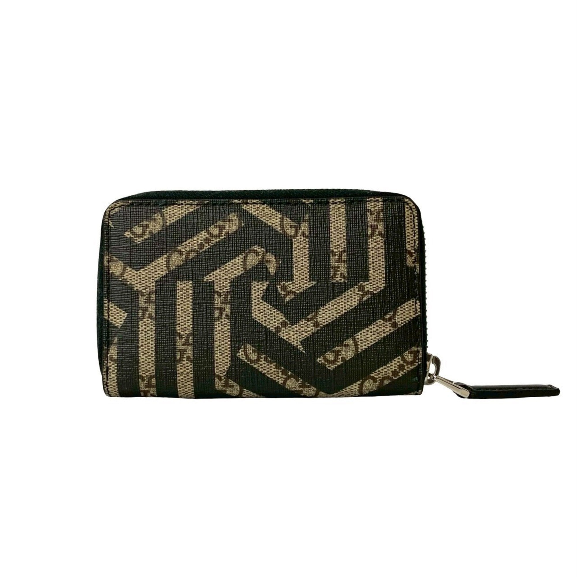 Gucci Black Leather Pvc Coin Purse/Coin Case (Pre-Owned)