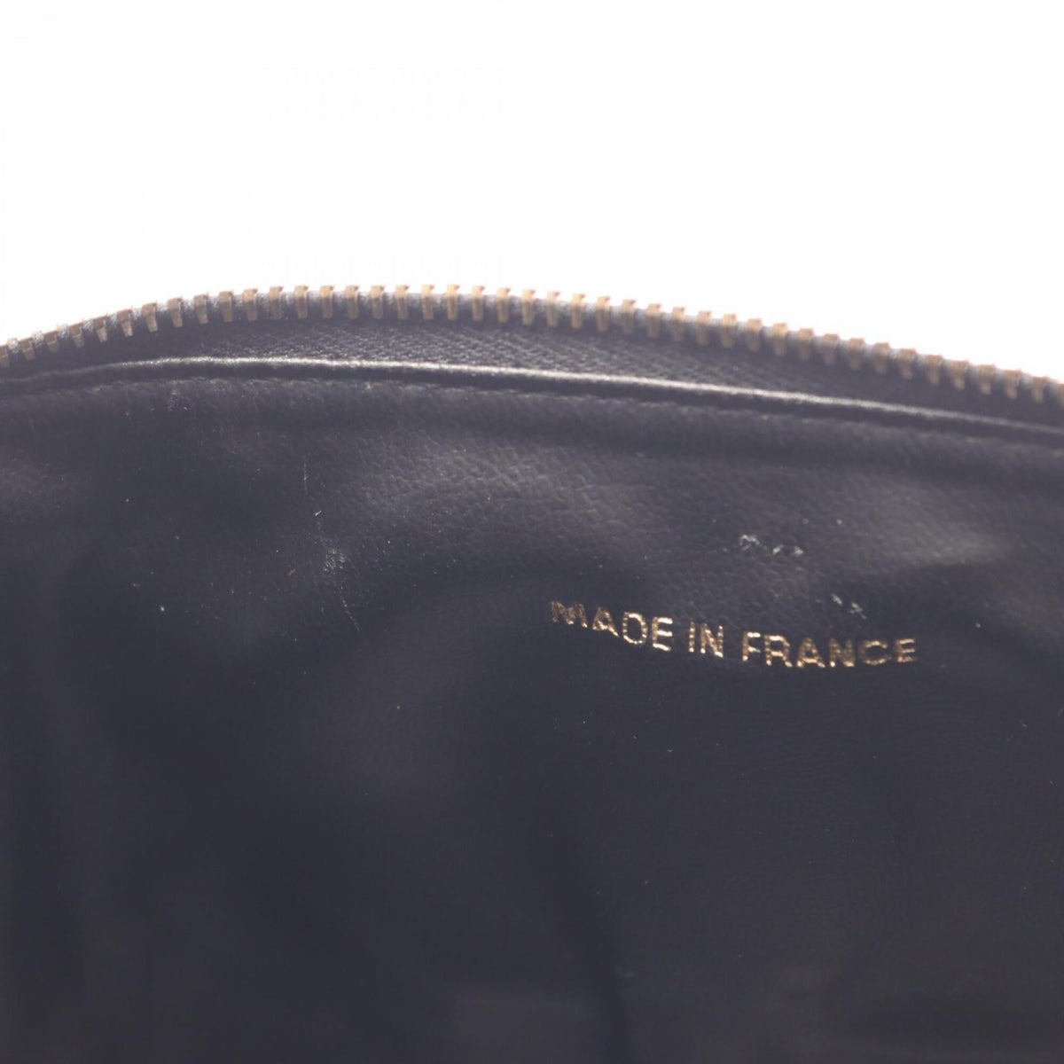 Chanel Black Grained Calfskin Handbag (Pre-Owned)