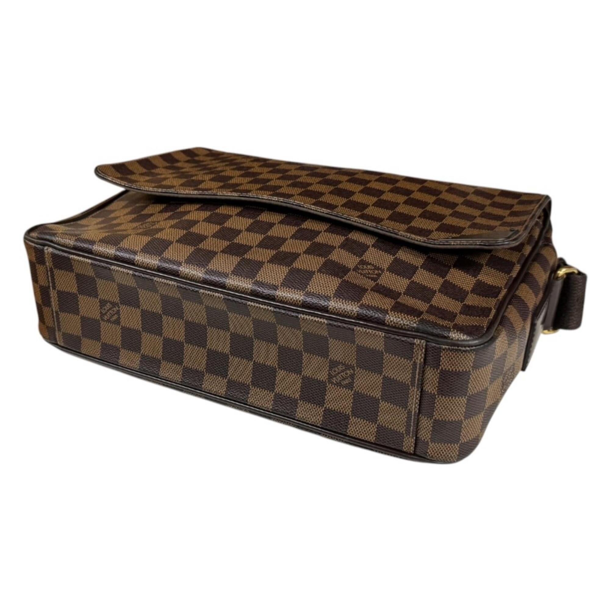 Louis Vuitton Damier Brown Damier Canvas Handbag Shoulder Bag (Pre-Owned)