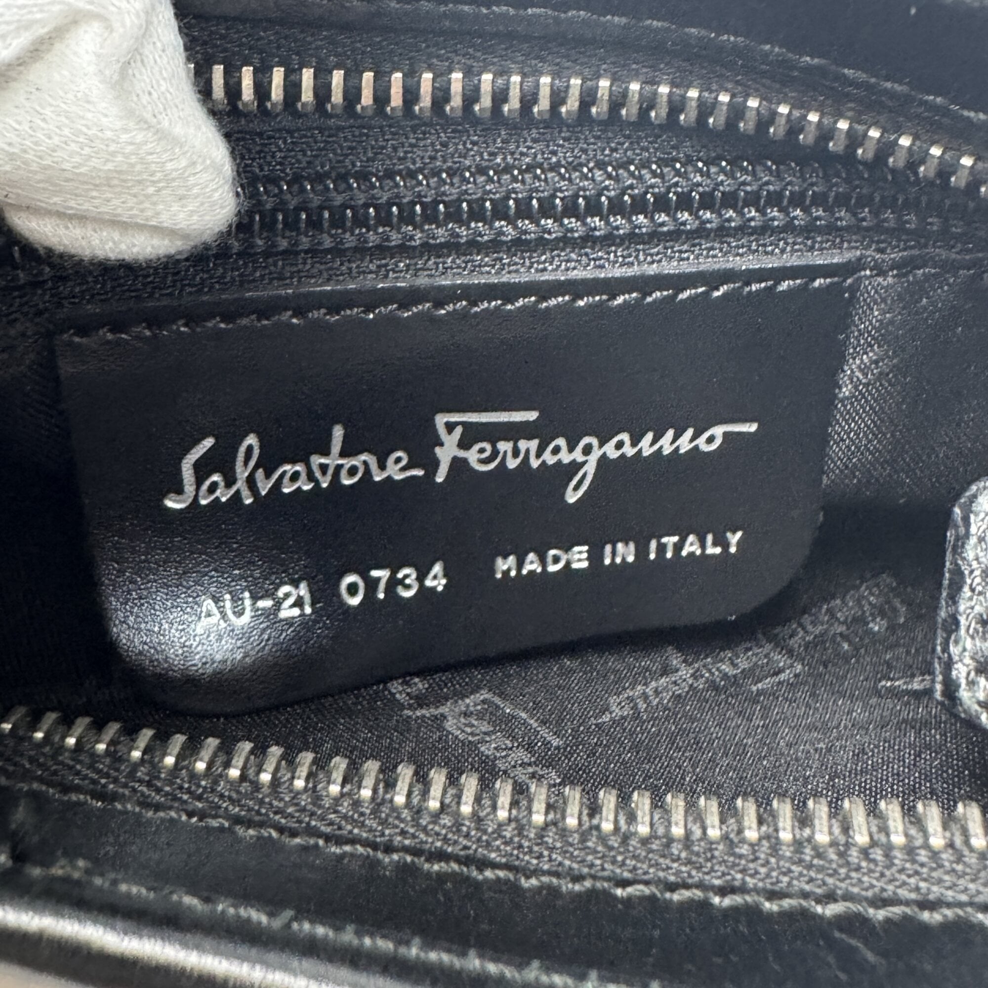 Salvatore Ferragamo Black Nylon Handbag (Pre-Owned)