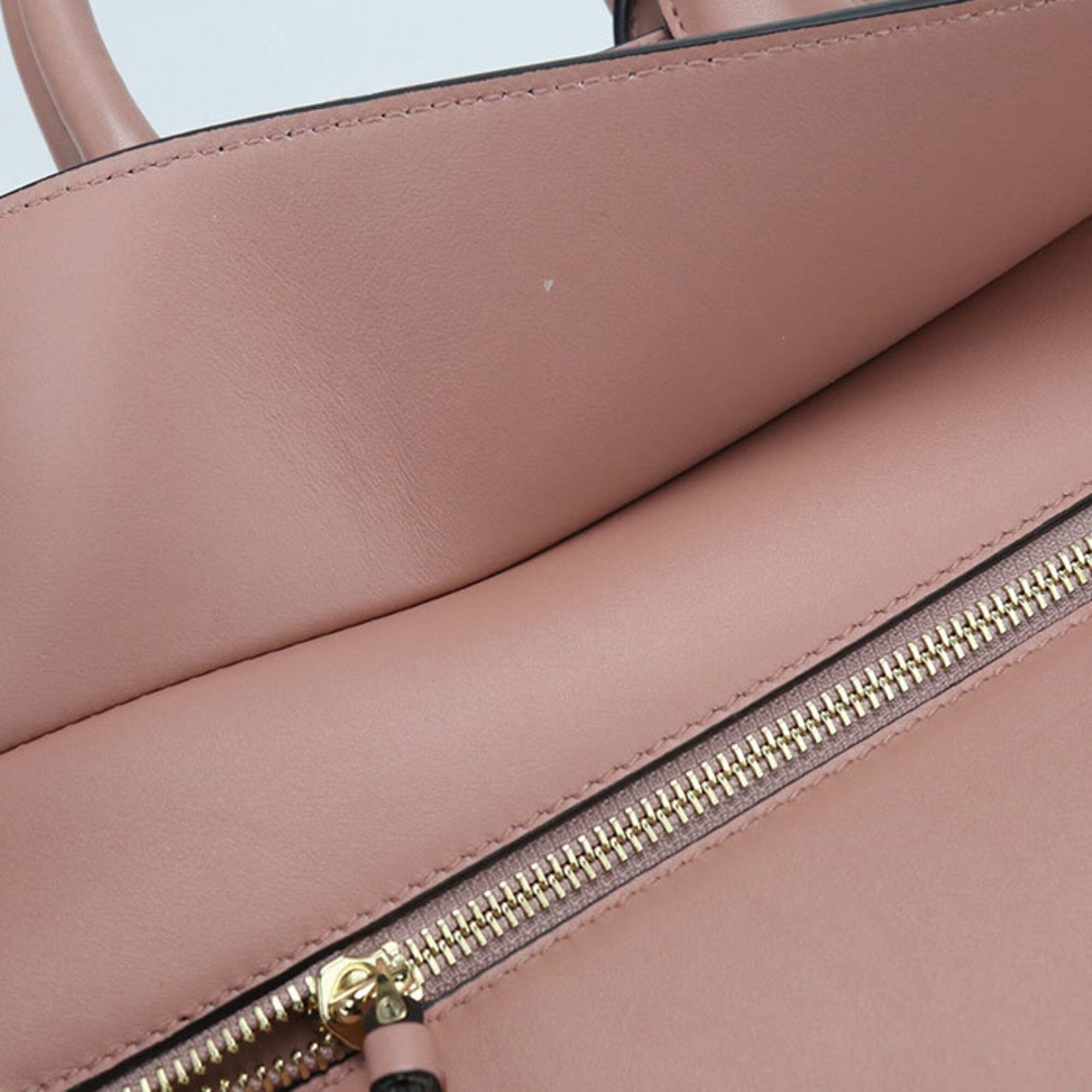 Salvatore Ferragamo Pink Leather Tote Bag (Pre-Owned)