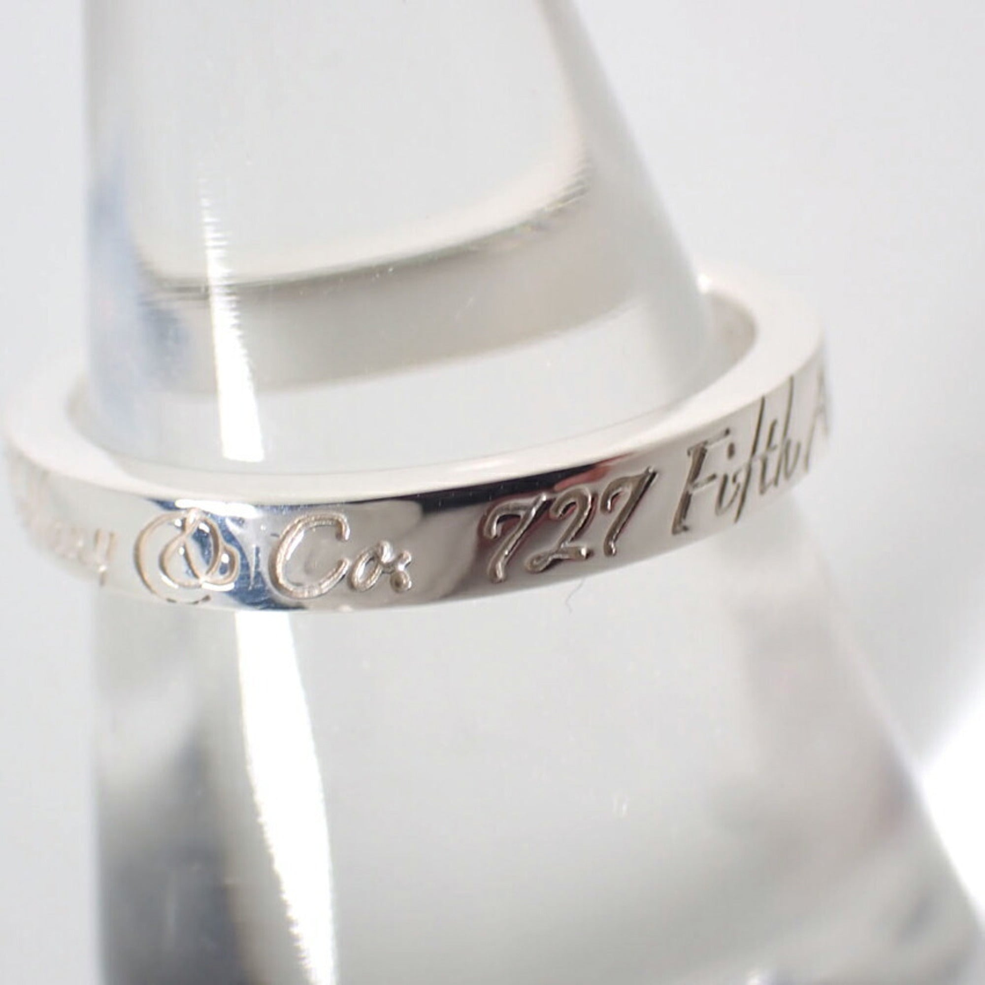 Tiffany Sterling Silver 925 Band Ring (Pre-Owned)