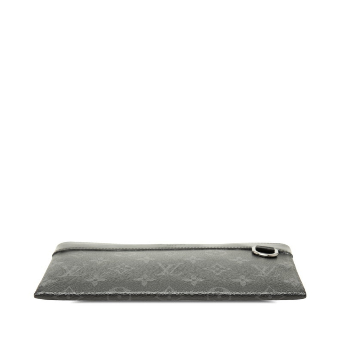 Louis Vuitton Black Pvc Leather Clutch Bag Handbag Pochette Pouch (Pre-Owned)