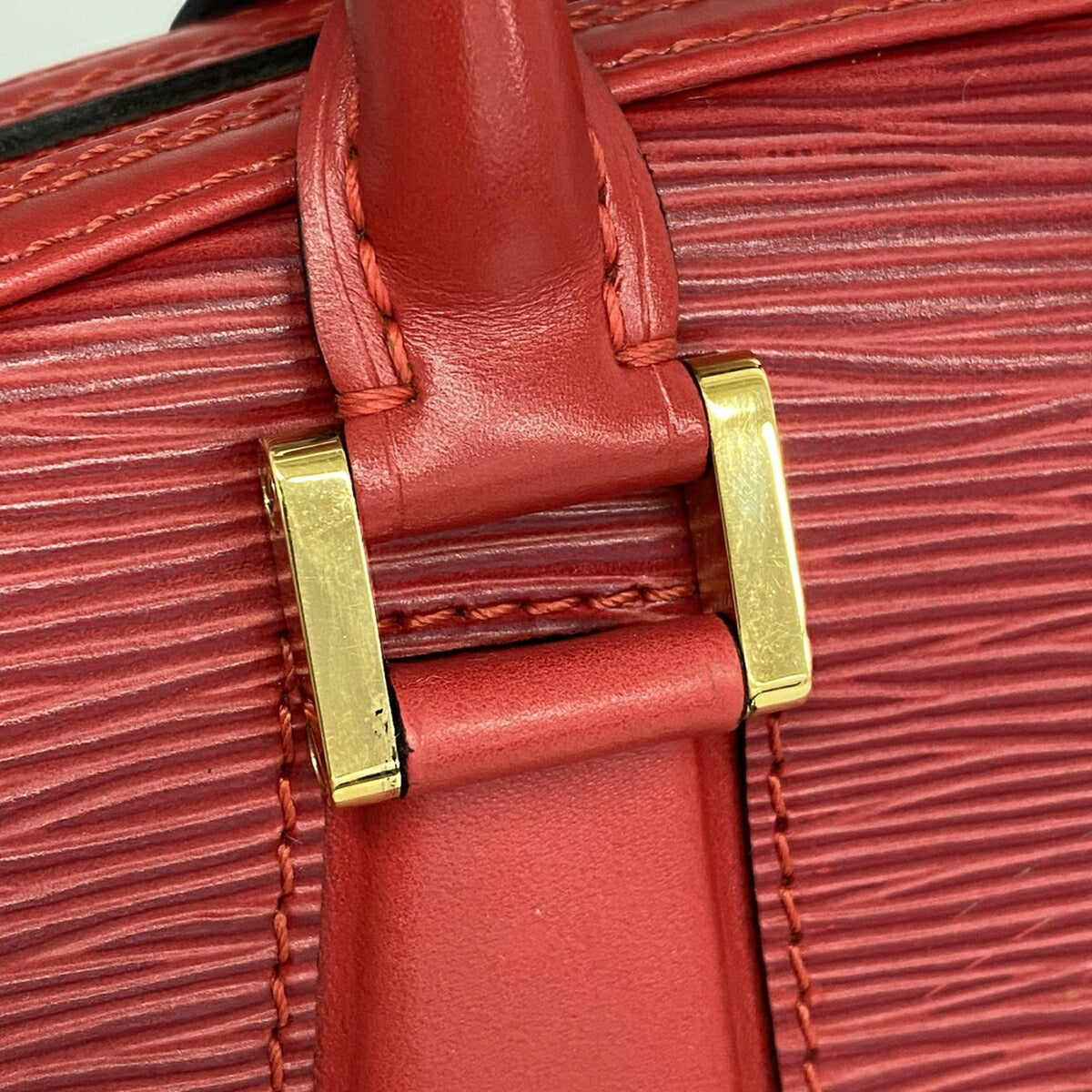 Louis Vuitton Castilian Red Handbag (Pre-Owned)