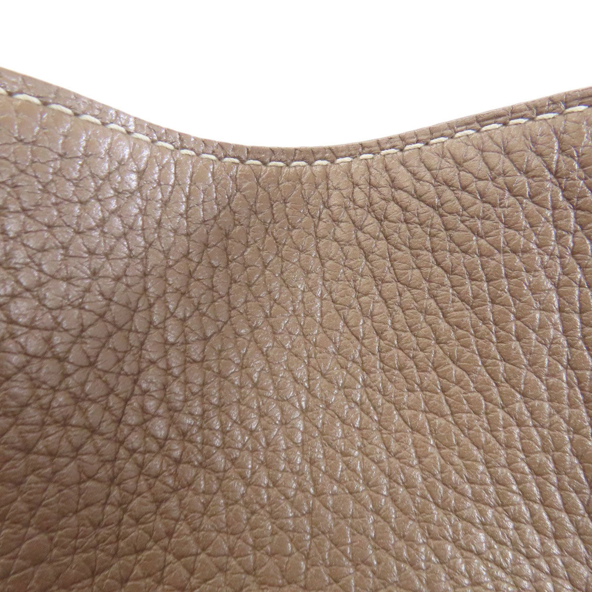 Hermes Etoupe Gray Red Color Tote Bag (Pre-Owned)