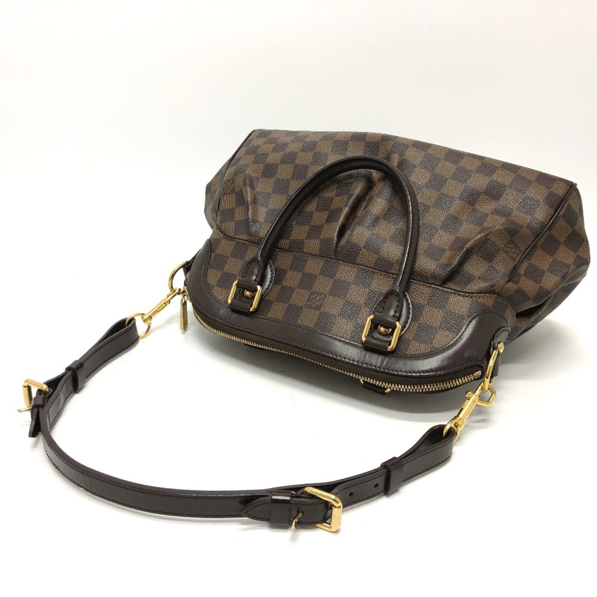 Louis Vuitton Damier Brown Damier Canvas Galle Damier Canvas Handbag (Pre-Owned)
