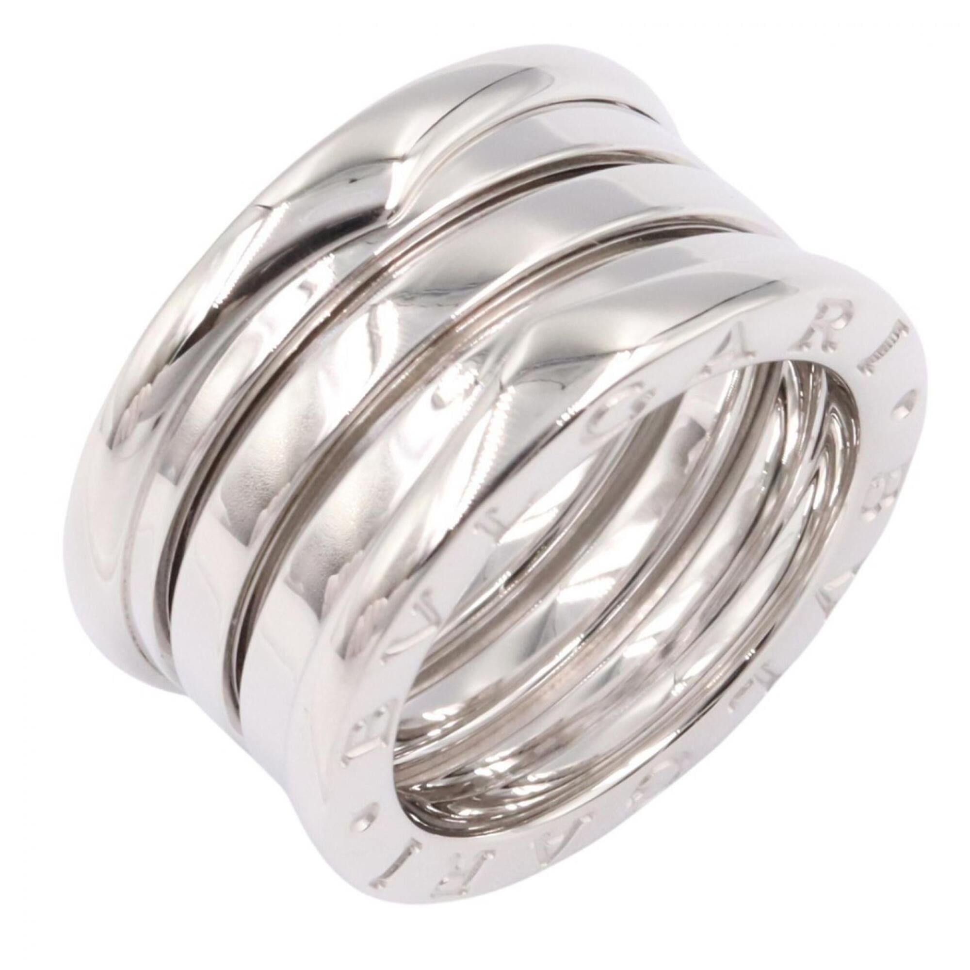 Bvlgari Silver White Gold (18K) Band Ring (Pre-Owned)
