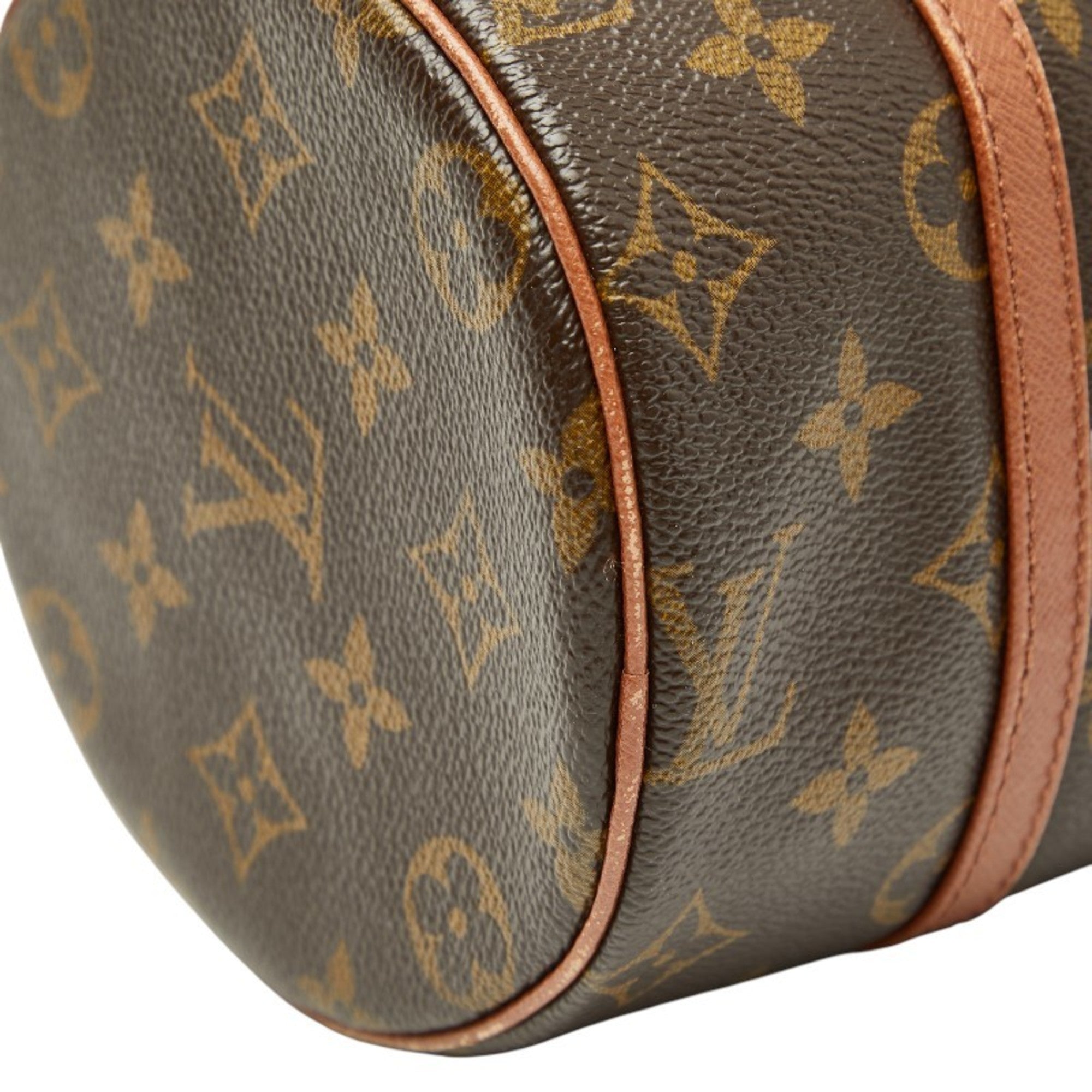 Louis Vuitton Monogram Brown Pvc Leather Handbag (Pre-Owned)